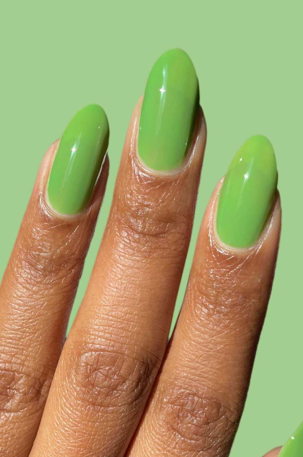 green nail polish