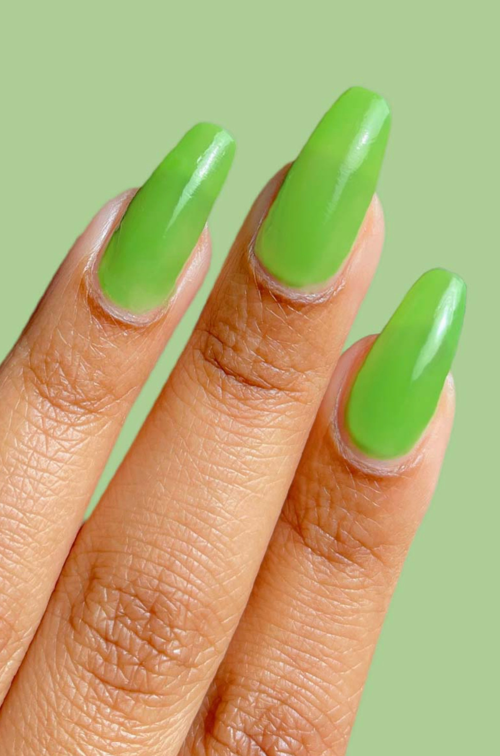 green nail polish