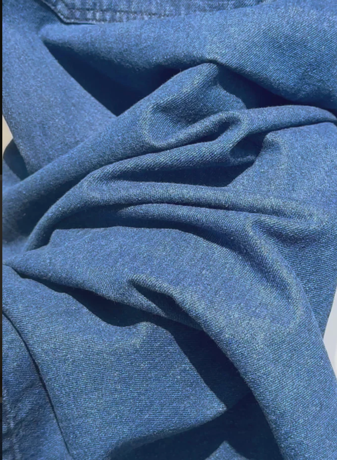 denim in medium dark blue