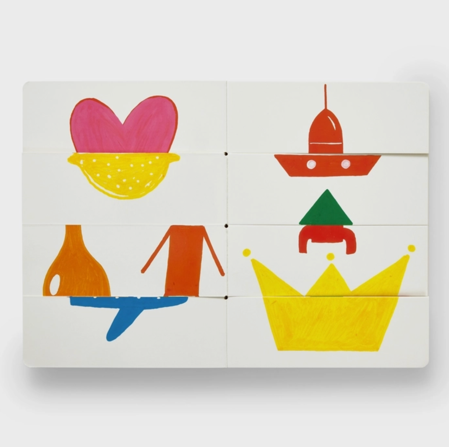 illustrations in various colors and designs