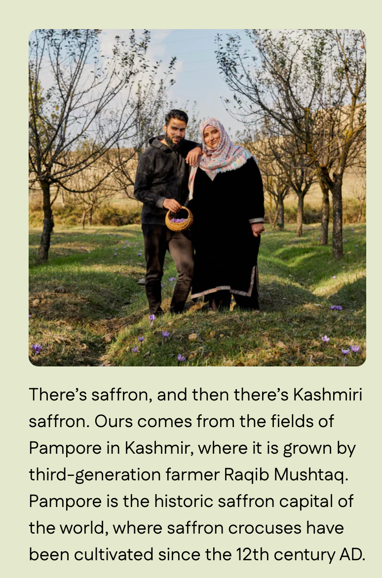 Kashmiri Saffron (Grade A Threads) - Single-Origin Spice