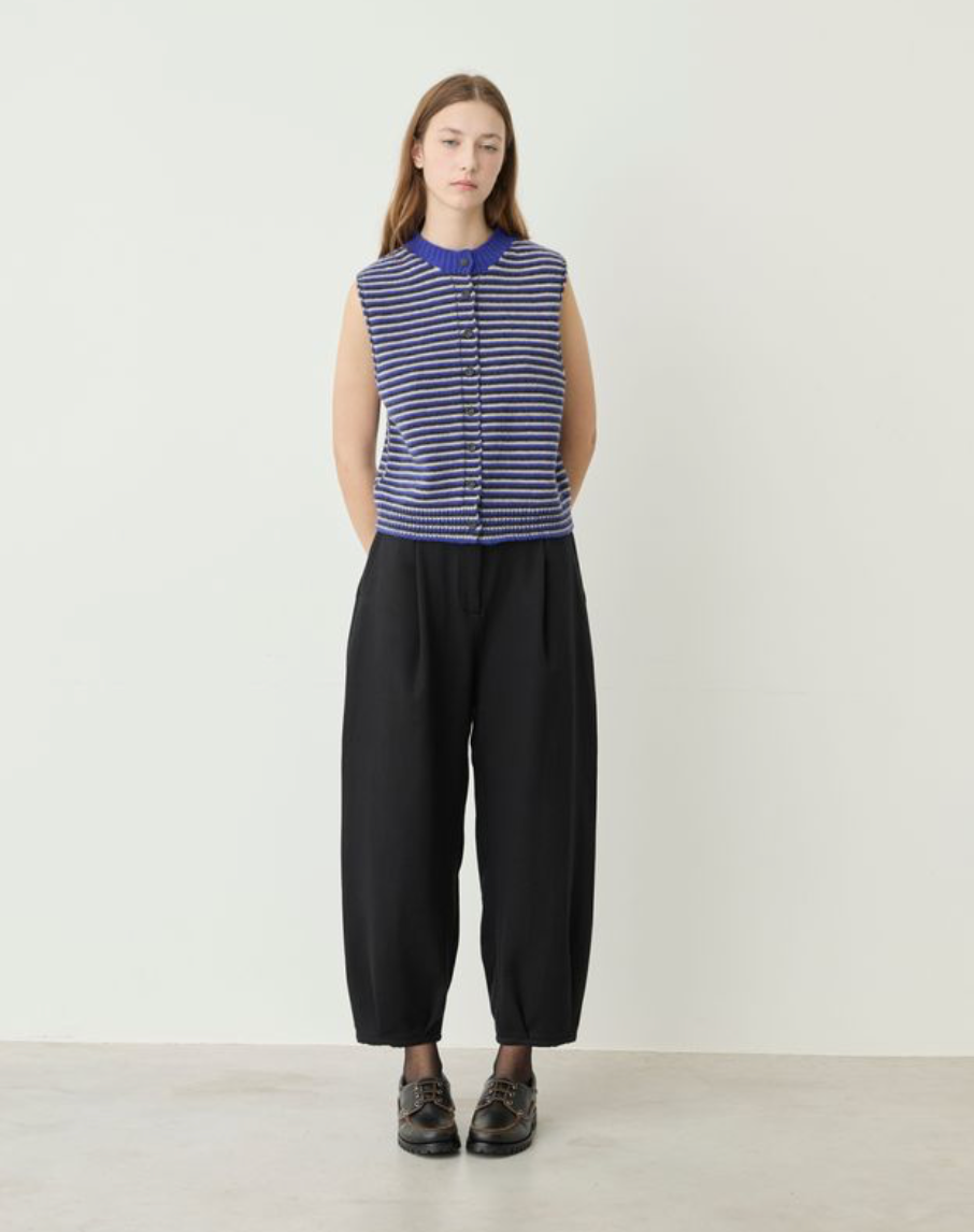 Diarte Cori Knitted Vest – Stripes