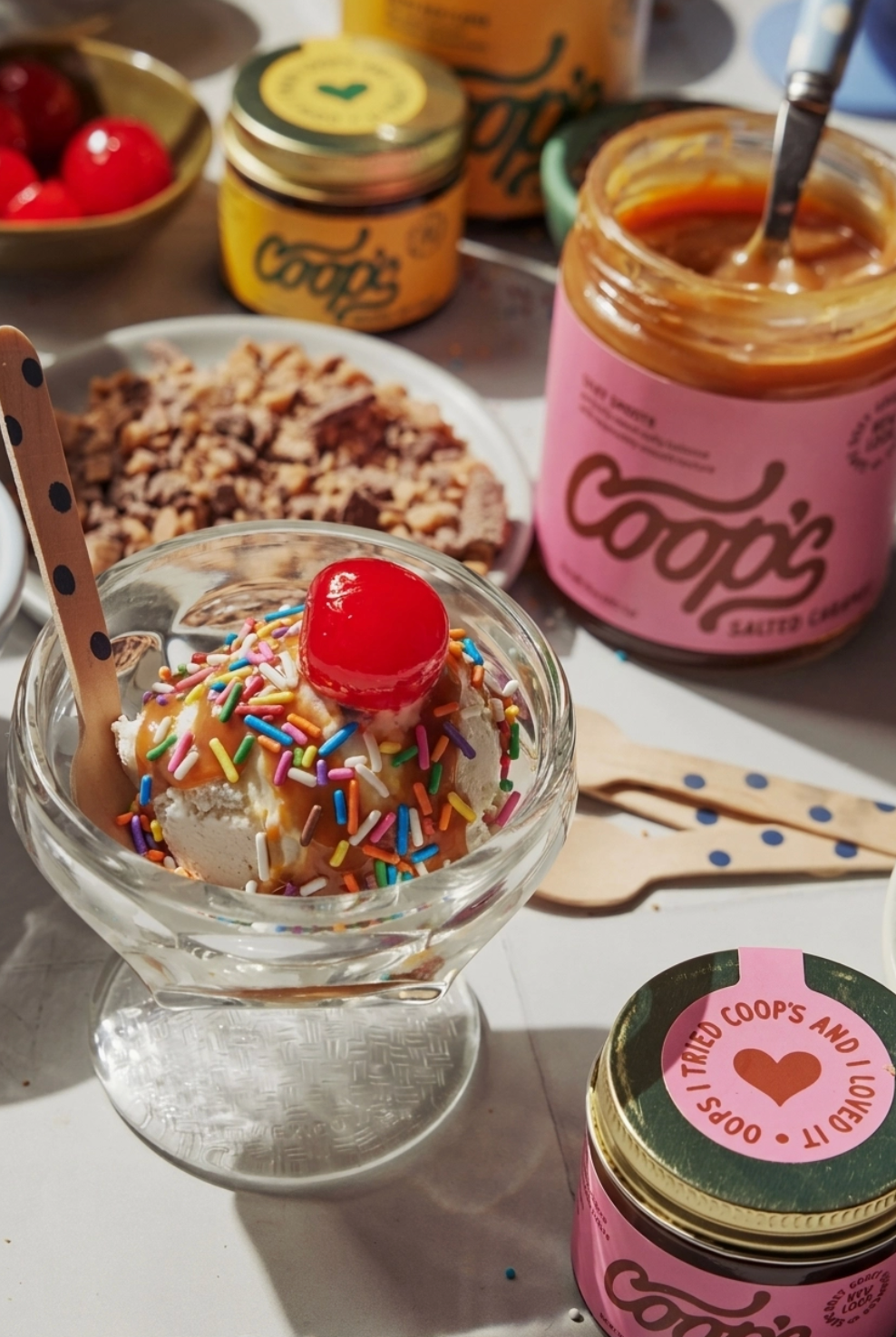 sundae set up