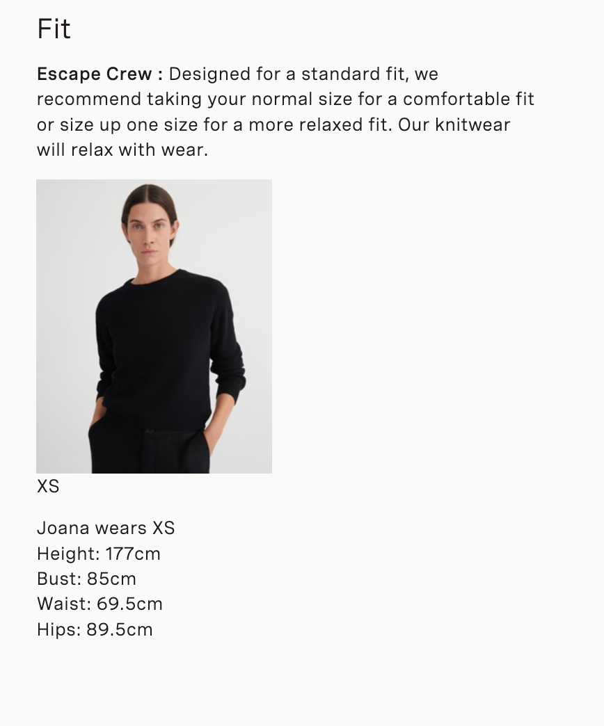Kowtow Escape Crew — Black