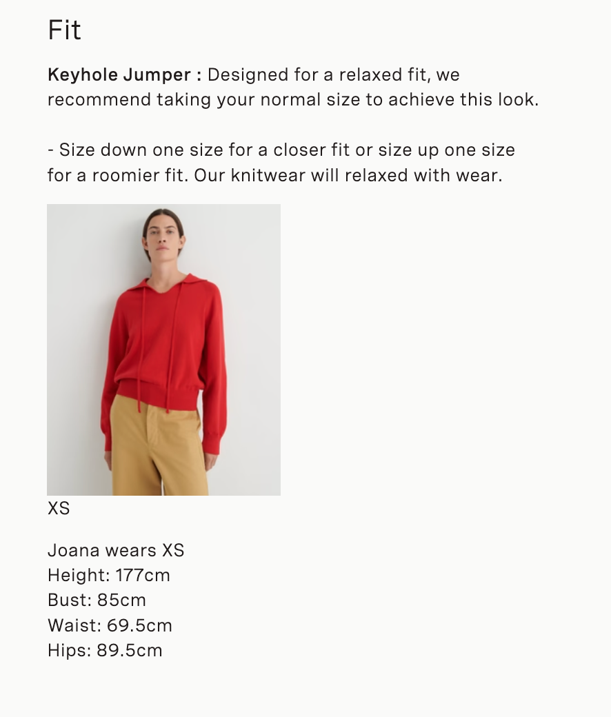 Kowtow Keyhole Jumper