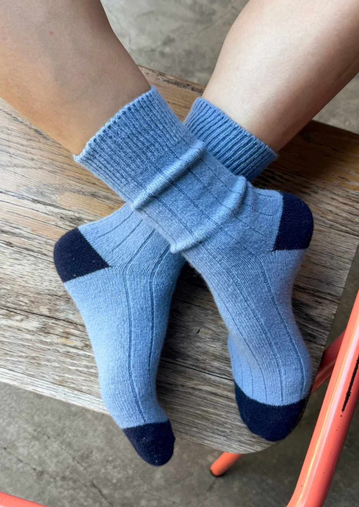 Le Bon Shoppe Classic Cashmere Socks – Bluebell