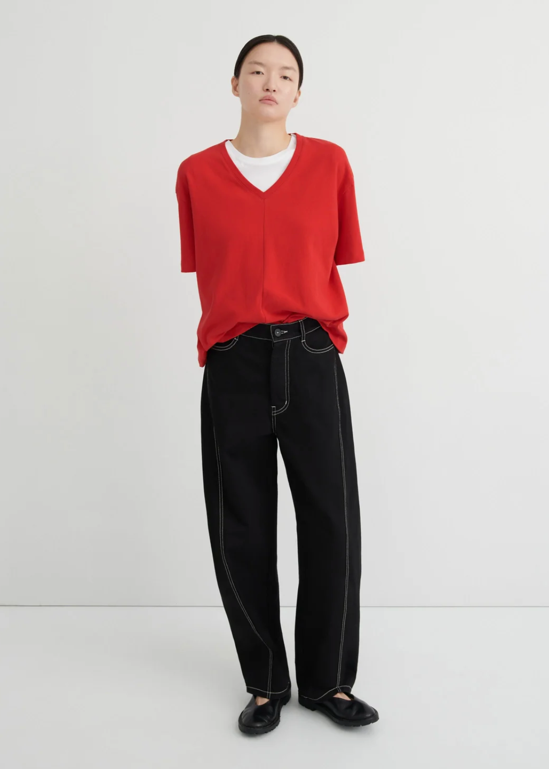 Kowtow Unity Tee — Poppy Red