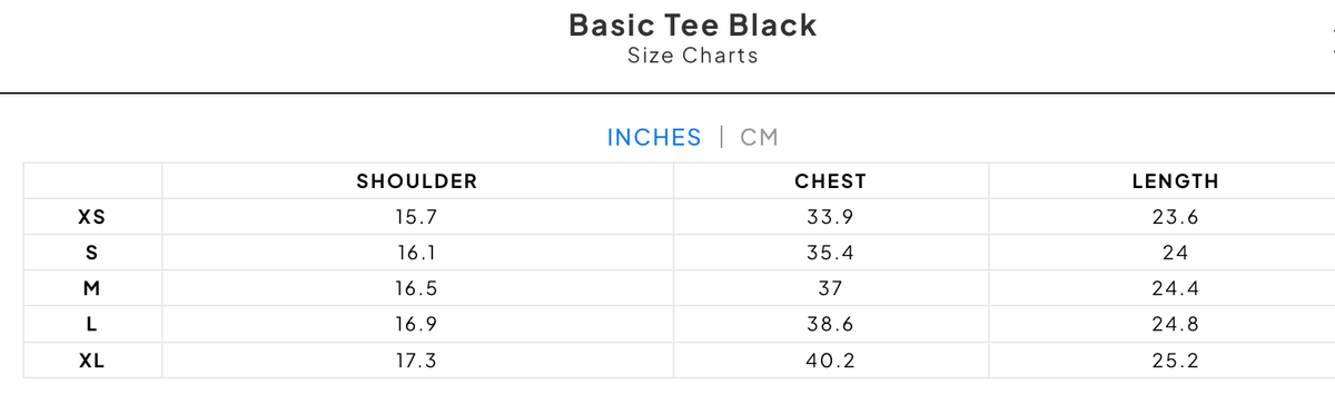 L.F. Markey Basic Black Tee