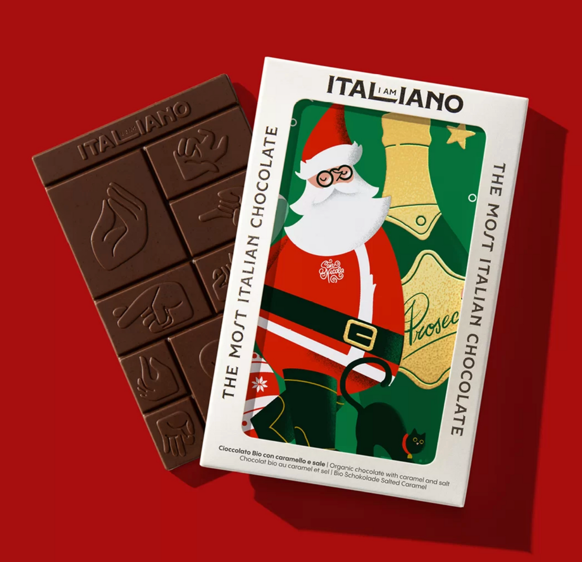 I am Italiano Organic Chocolate with Caramel and Salt – Prosecco