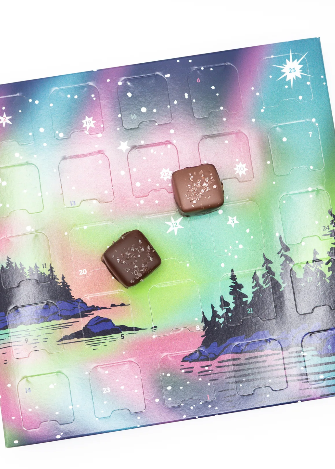 Bixby Chocolate – Sea Salted Caramel Aurora Borealis Advent Calendar