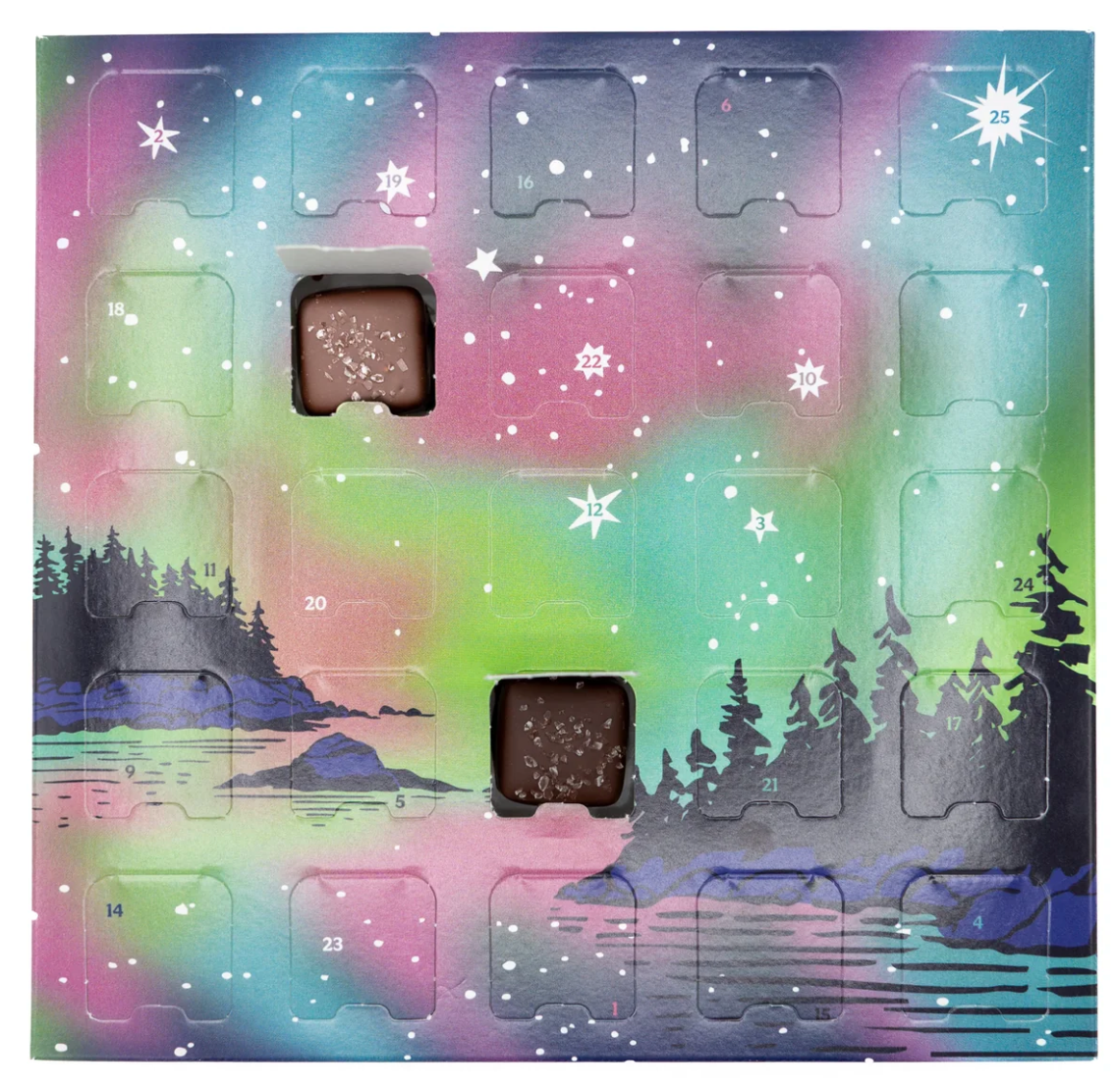 Bixby Chocolate – Sea Salted Caramel Aurora Borealis Advent Calendar