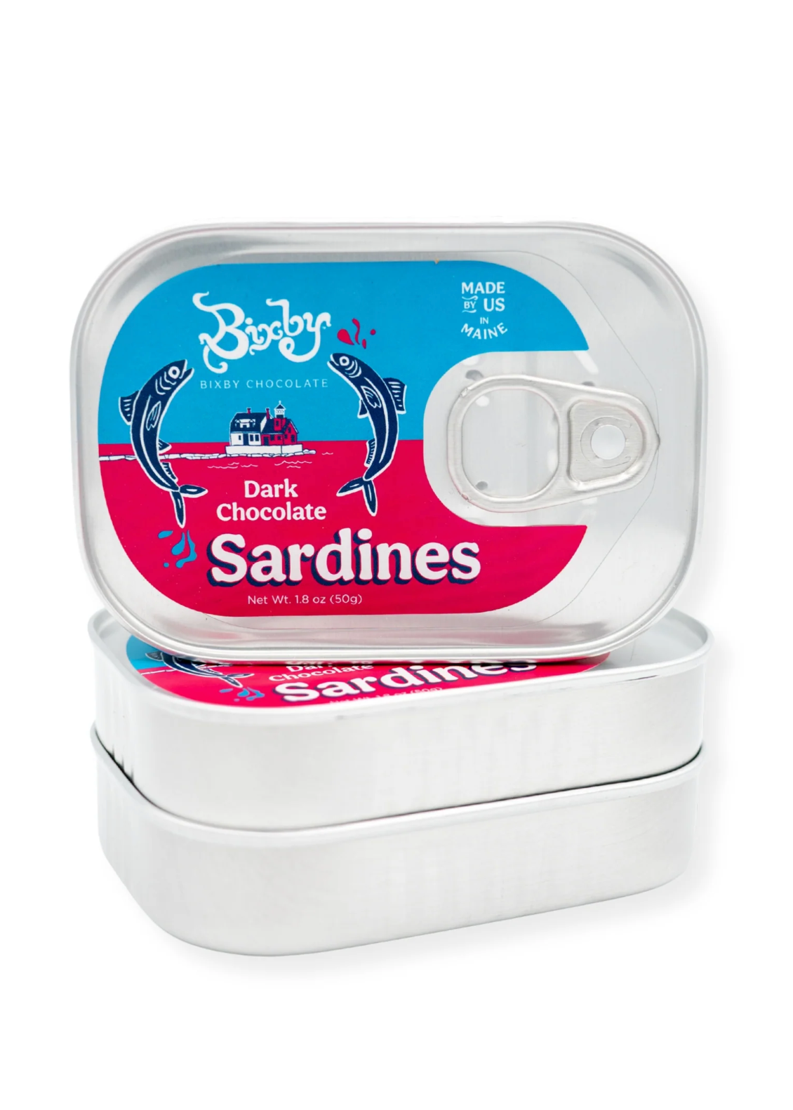 Bixby Dark Chocolate Sardines in a Can