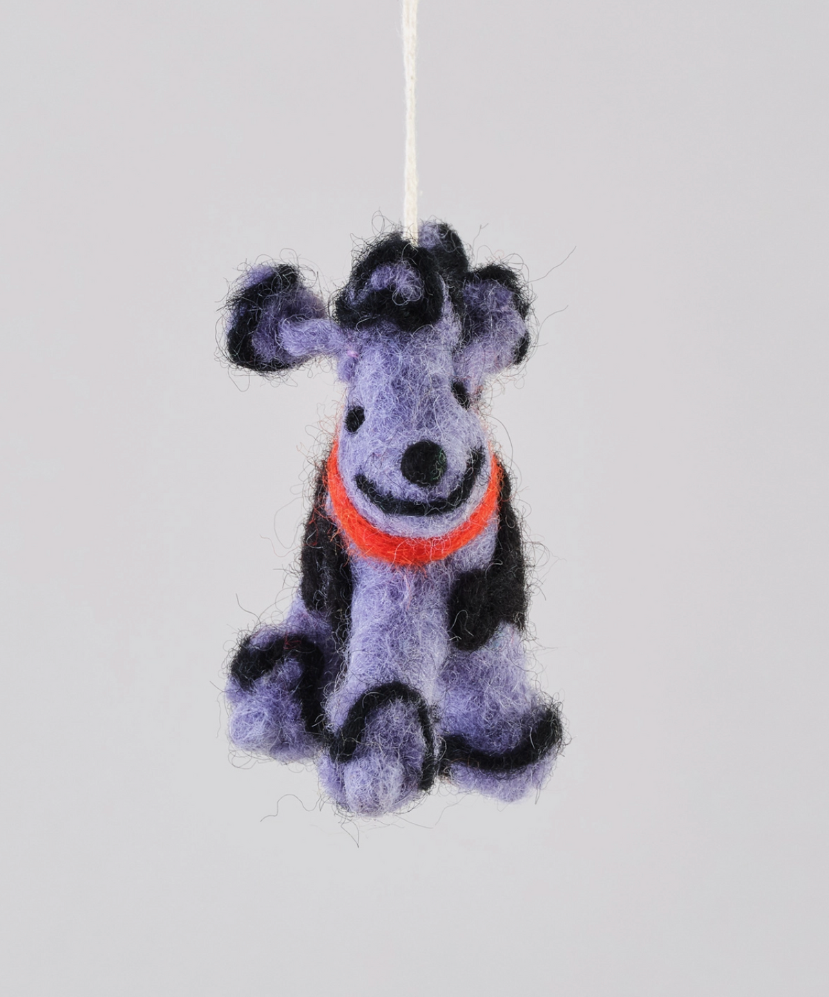 Fleur Dog Hanging Felt Ornament