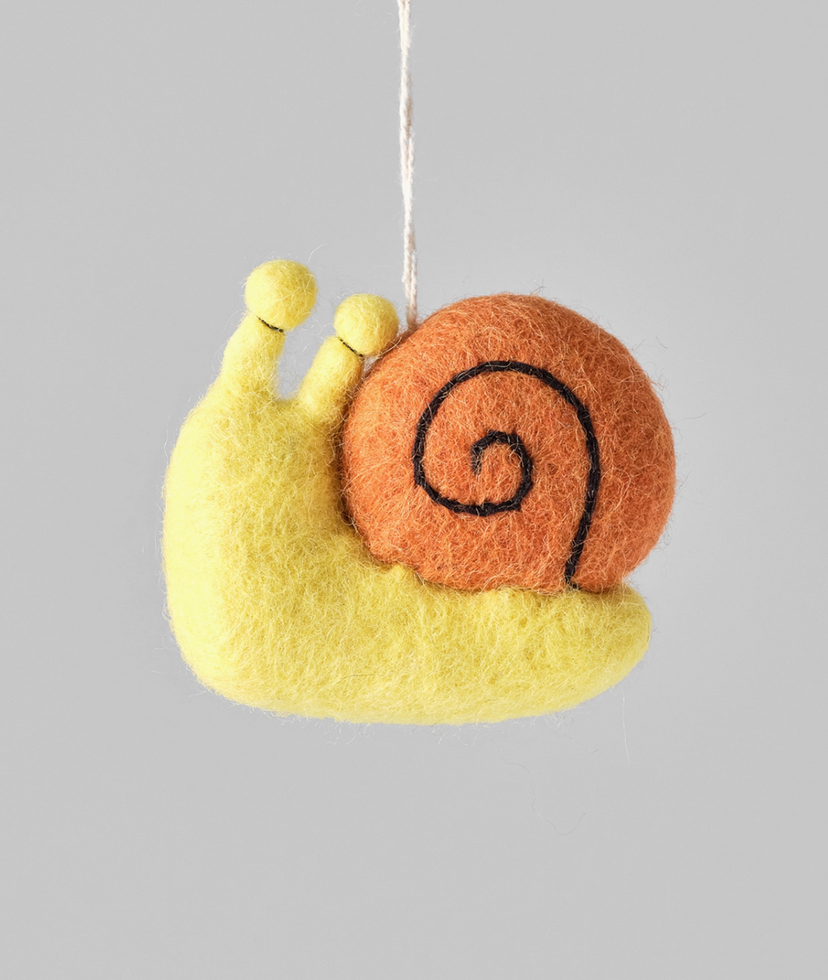 Snail Hanging Felt Ornament