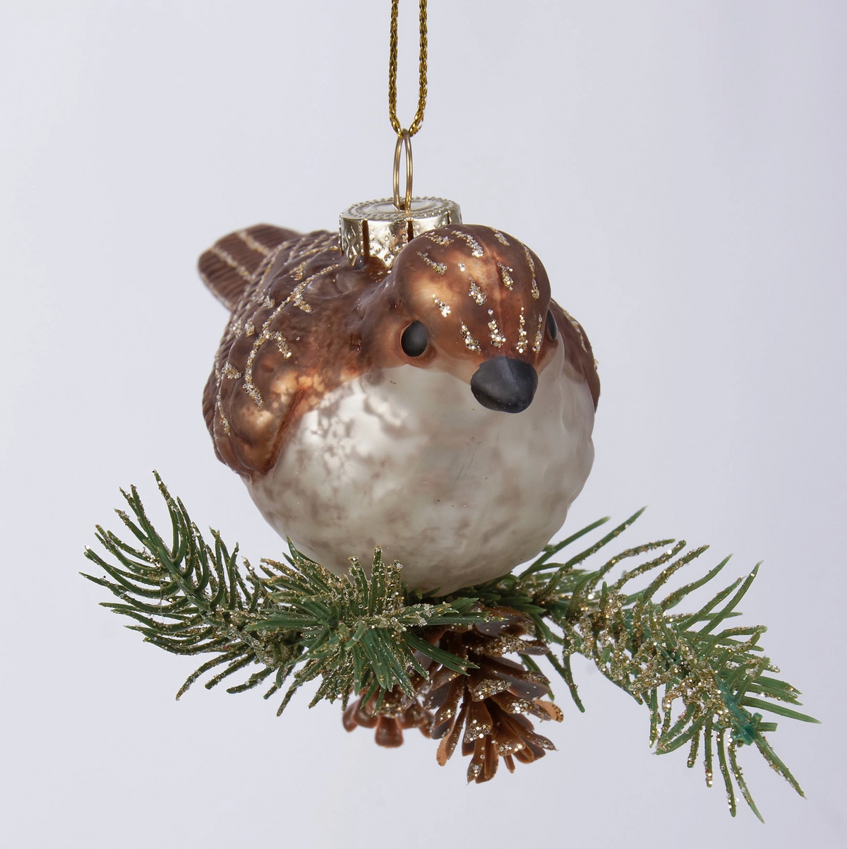Glass Partridge Ornament – *In-store pick-up only