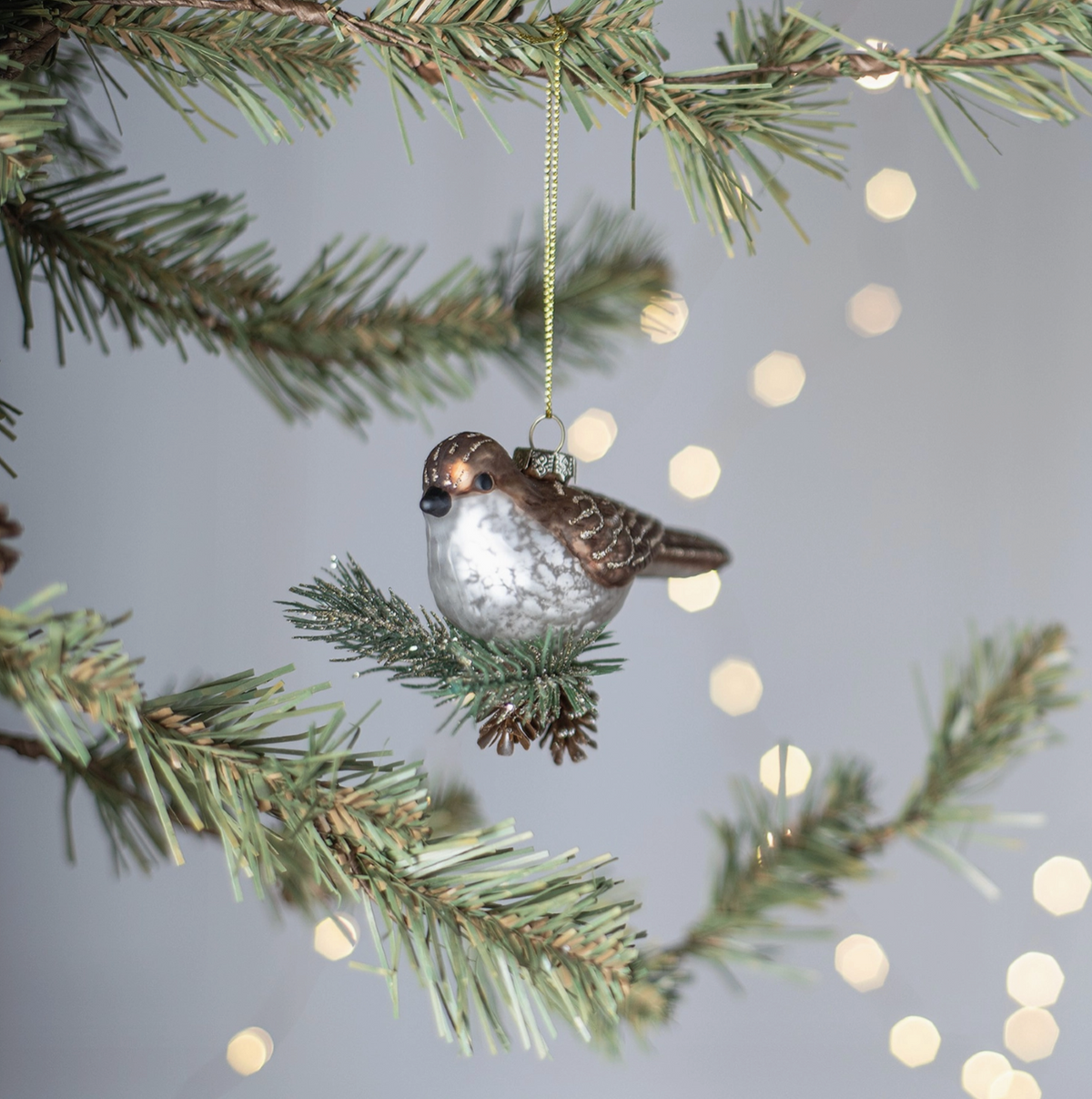 Glass Partridge Ornament – *In-store pick-up only