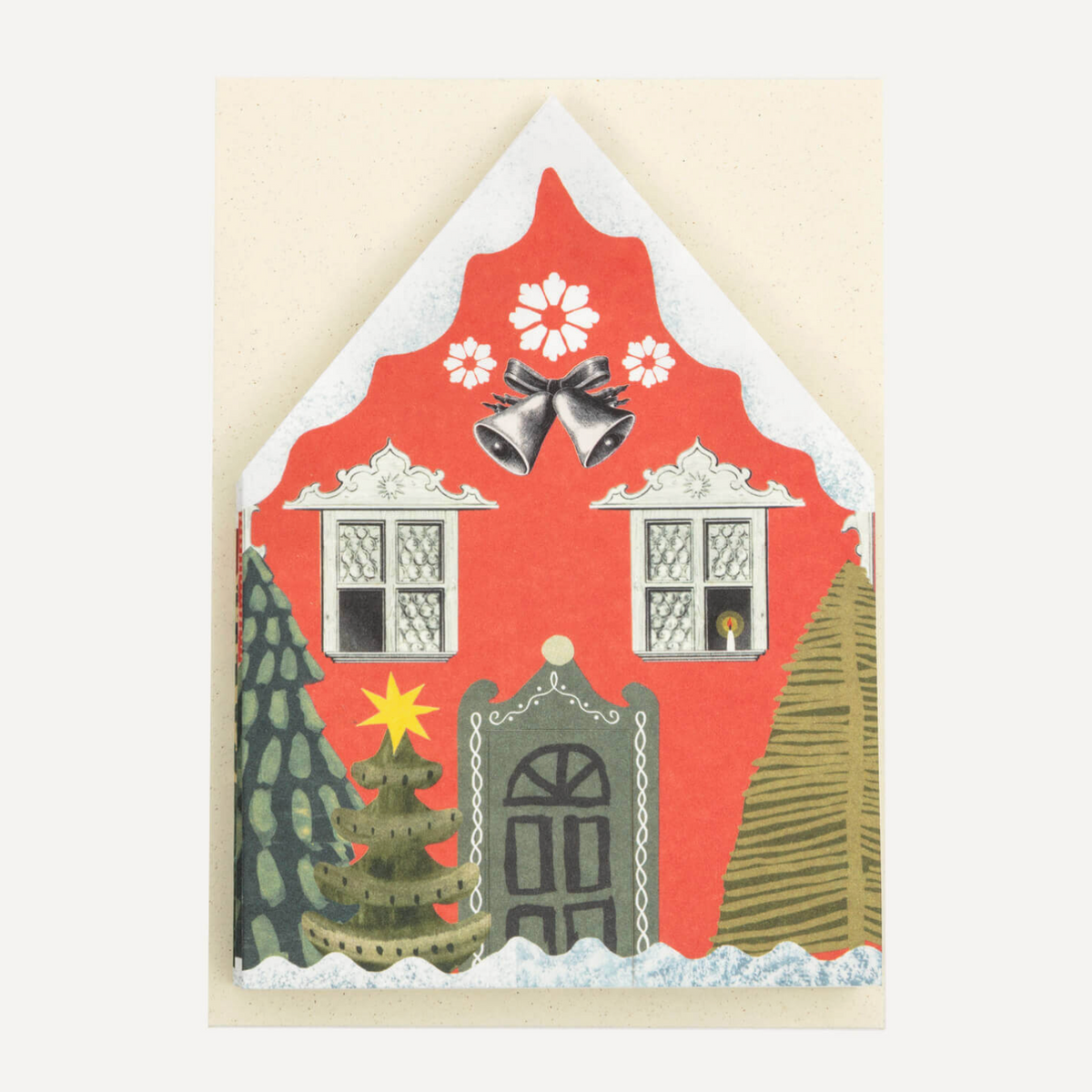 Christmas Houses Concertina Card
