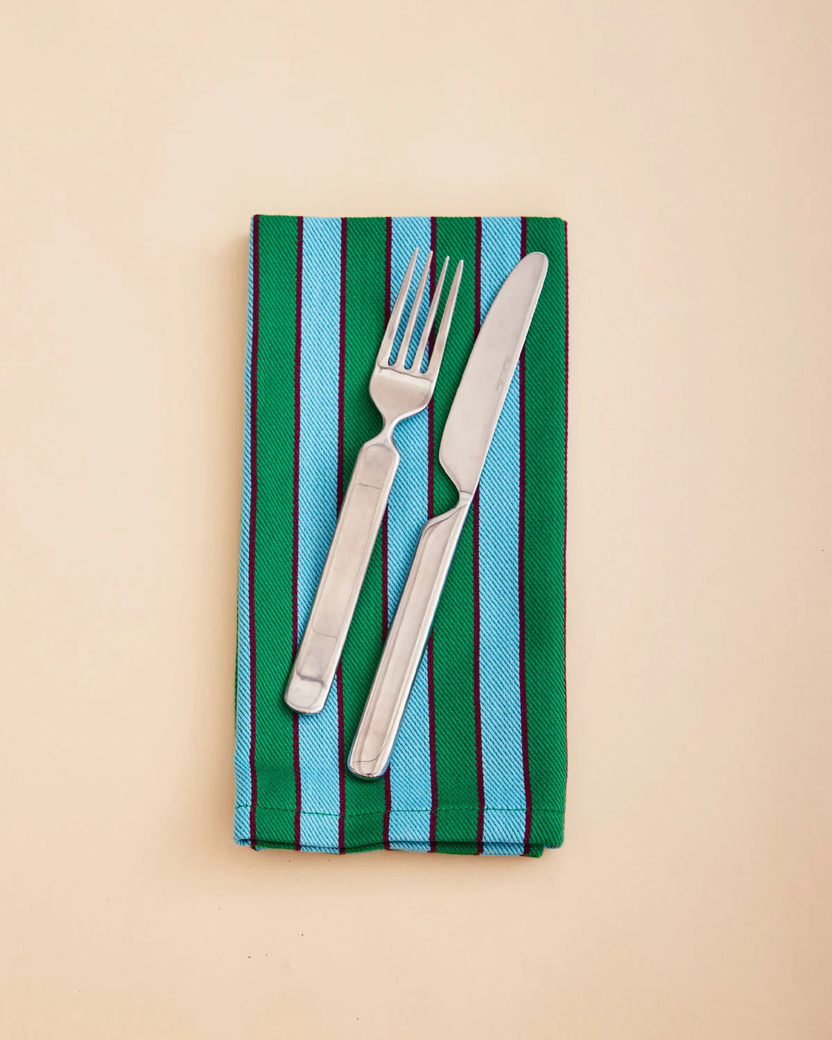 Herb Stripe Napkins // Set of 4