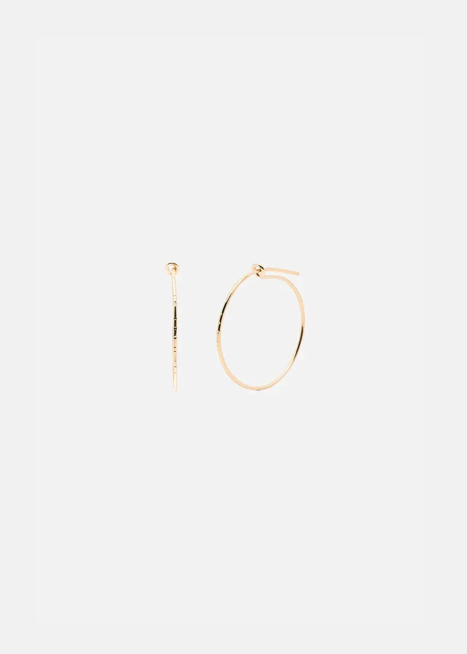 Baby Hoops // Yellow Gold Fill 14k