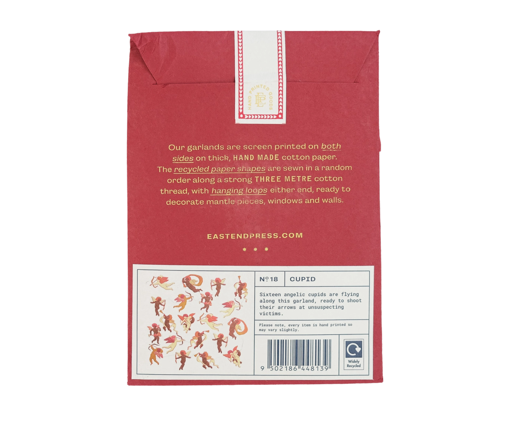 Cupid Sewn Garland
