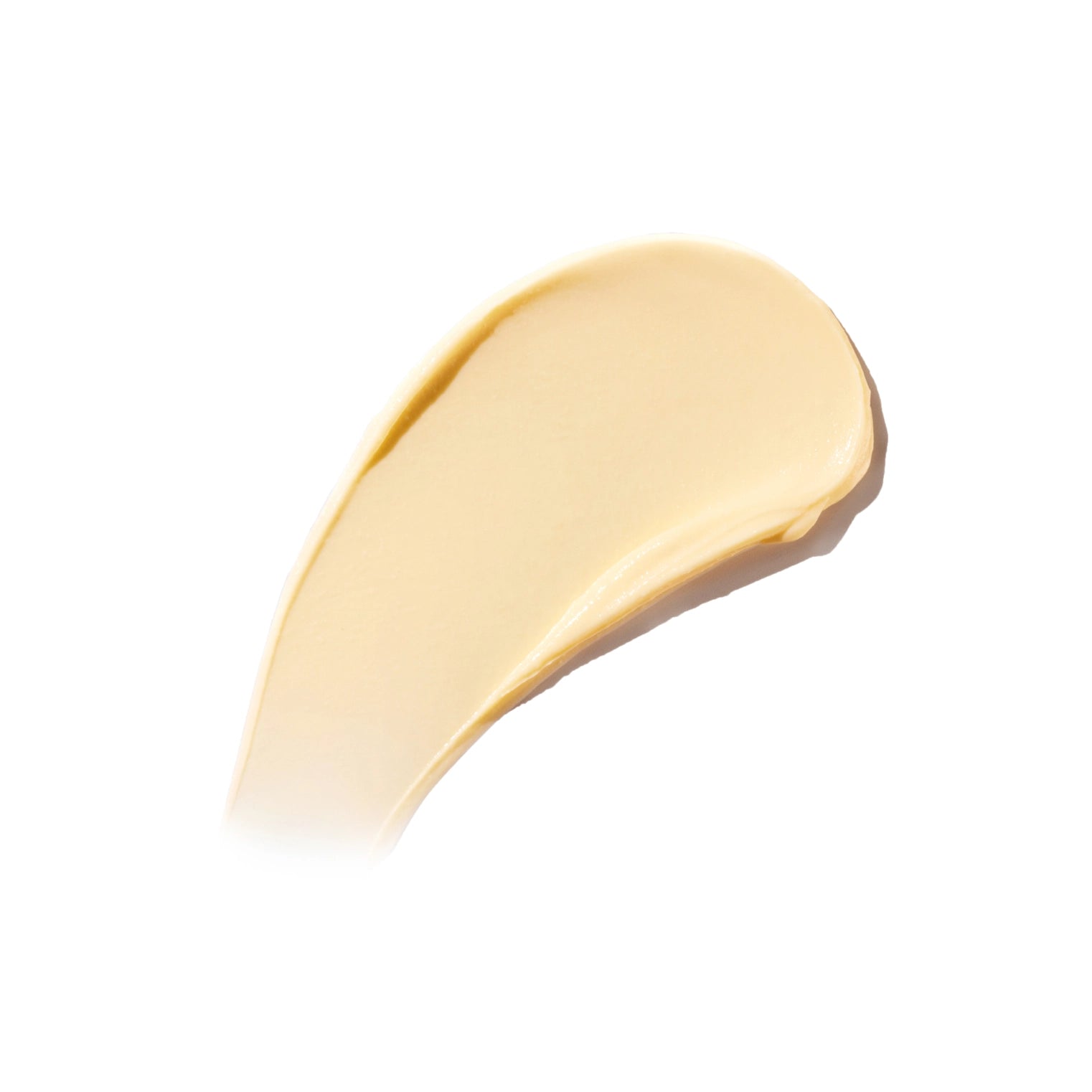 Beige cream swatch on a white background