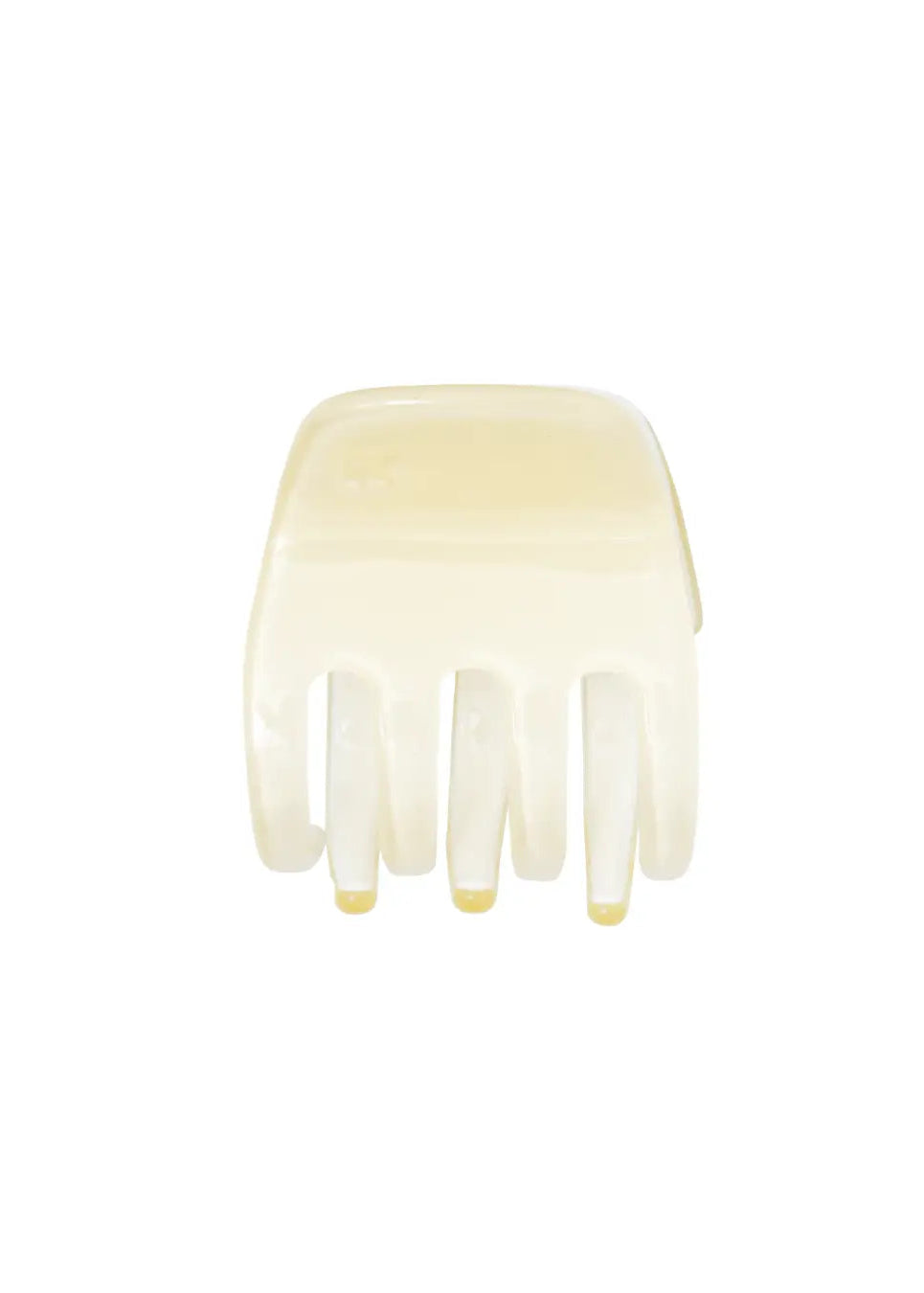 Small Hair Claw Clip // Cream