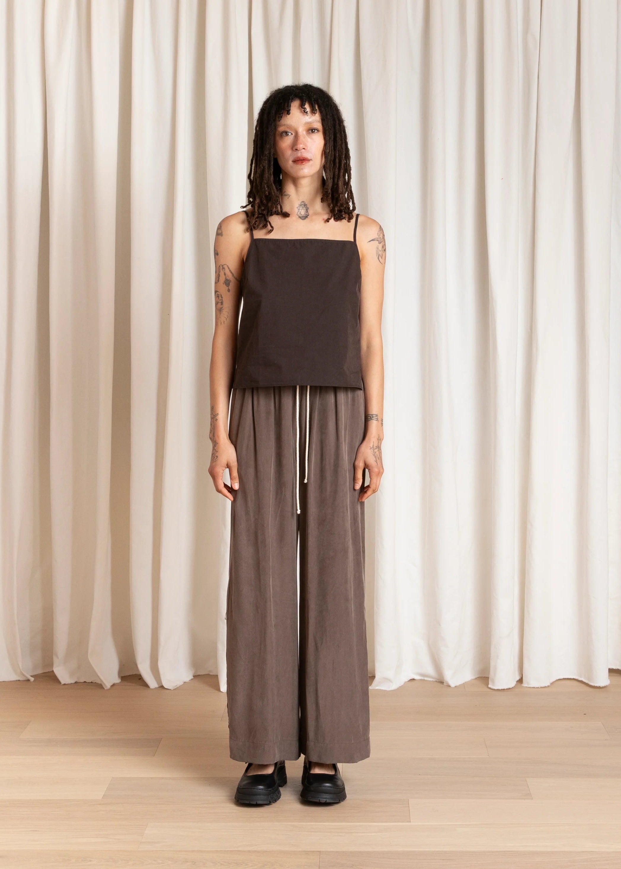 Drawstring Pant // Taupe