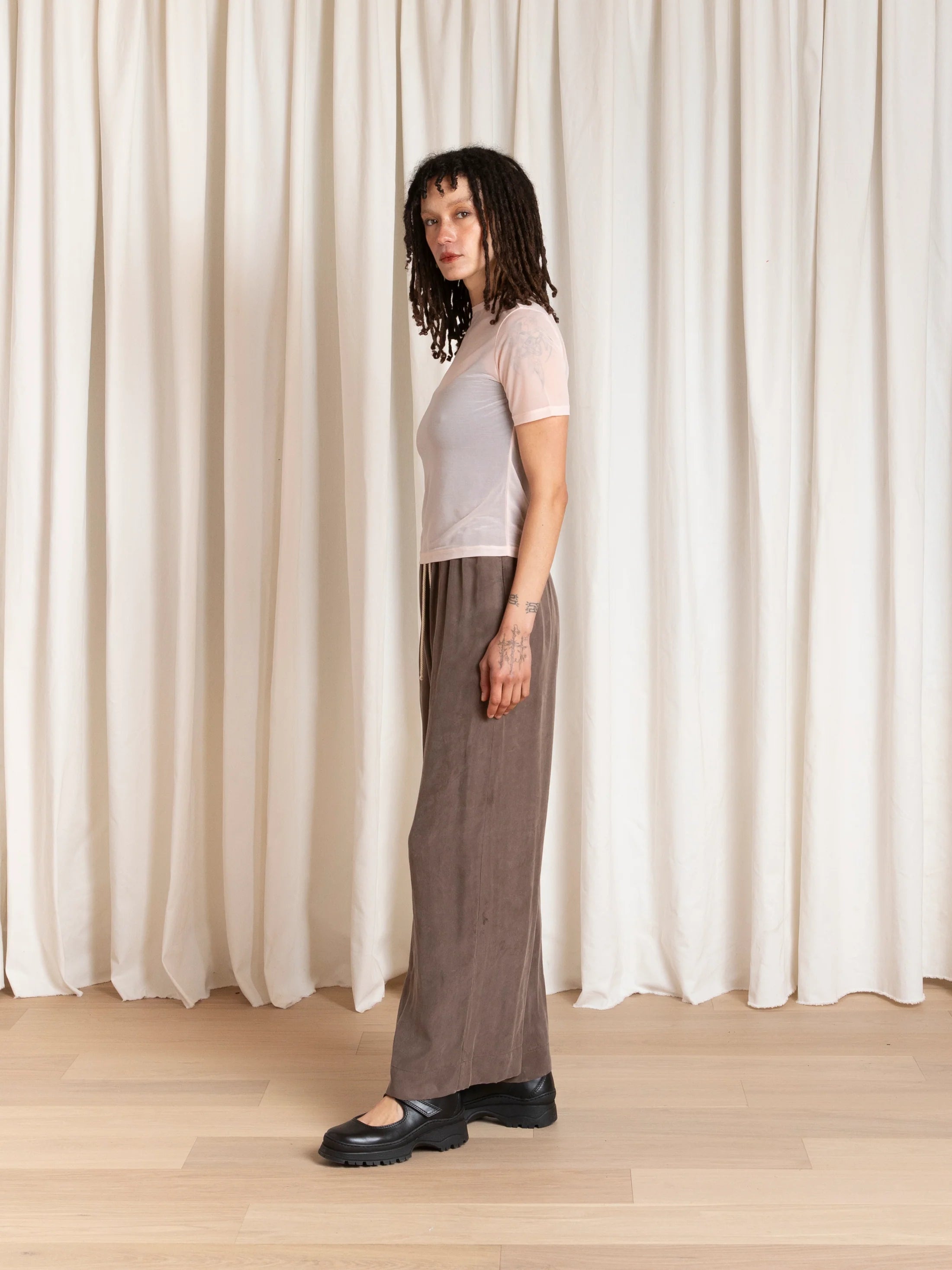 Drawstring Pant // Taupe