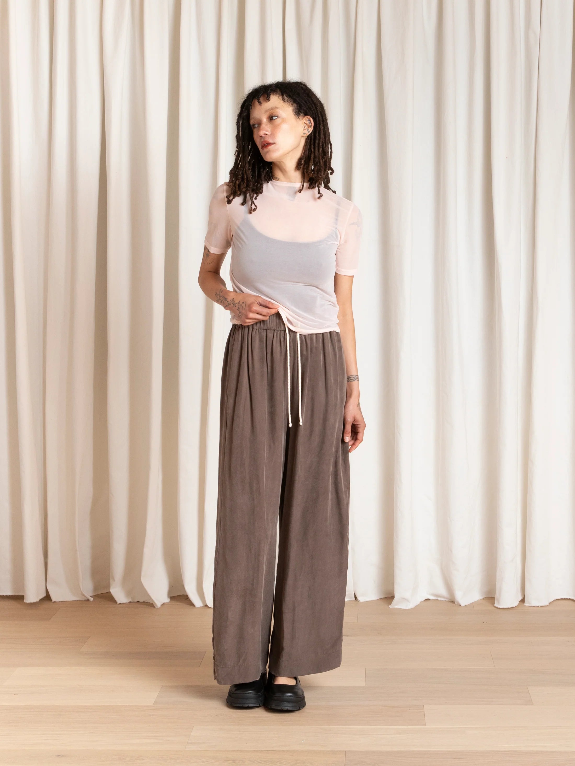 Drawstring Pant // Taupe