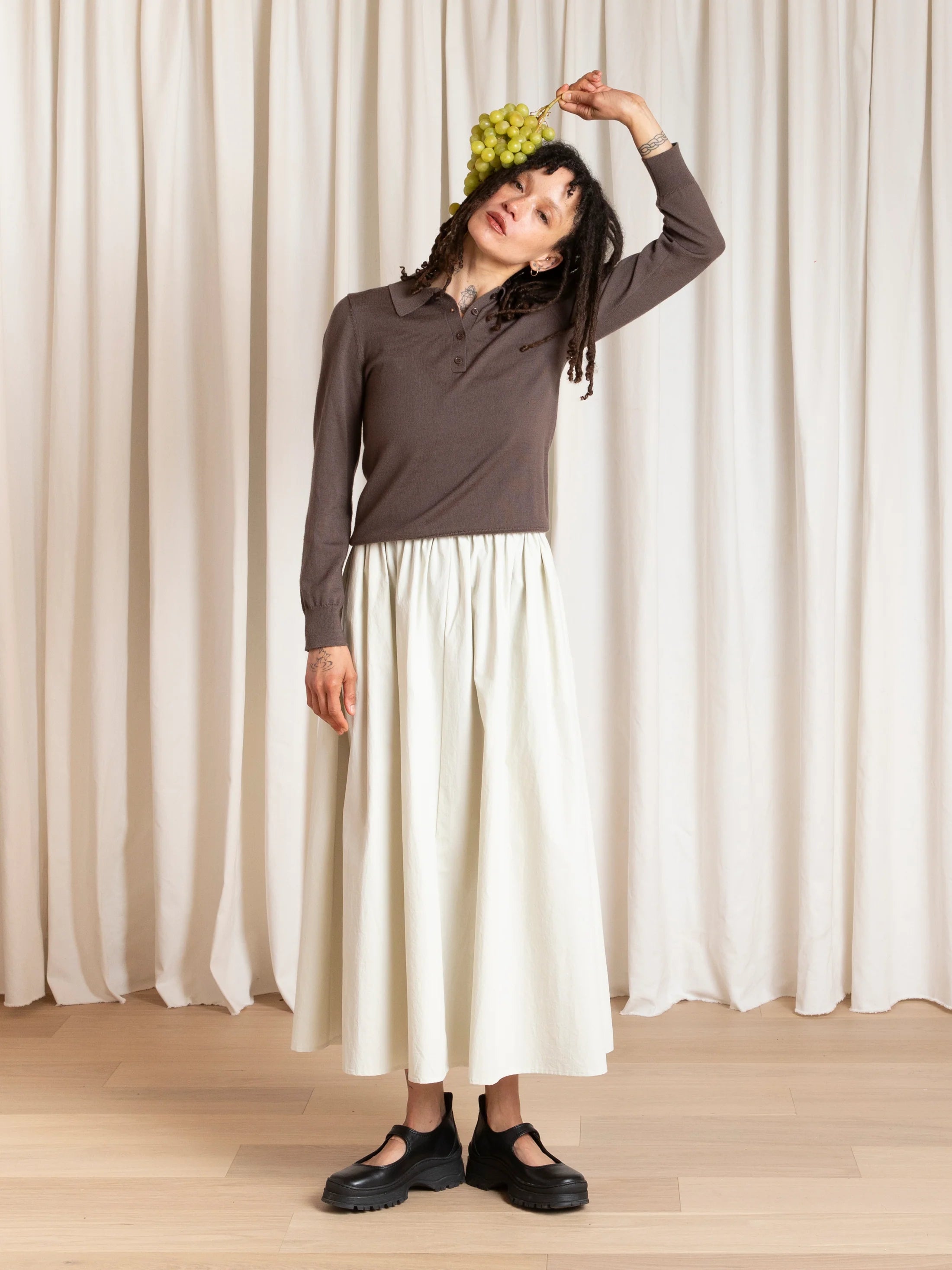 Full Skirt // Dark Brown