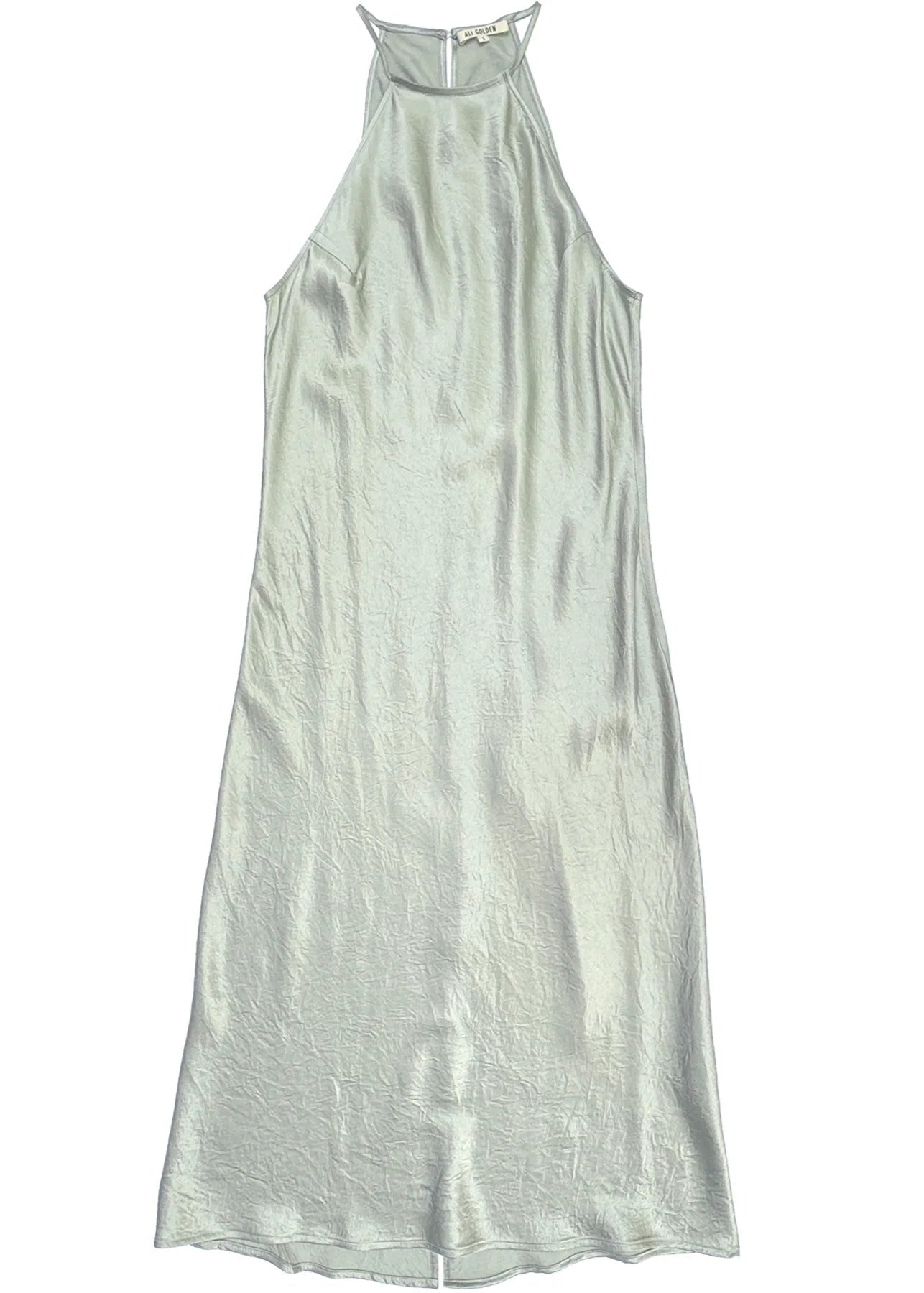 High Neck Bias Dress // Sage