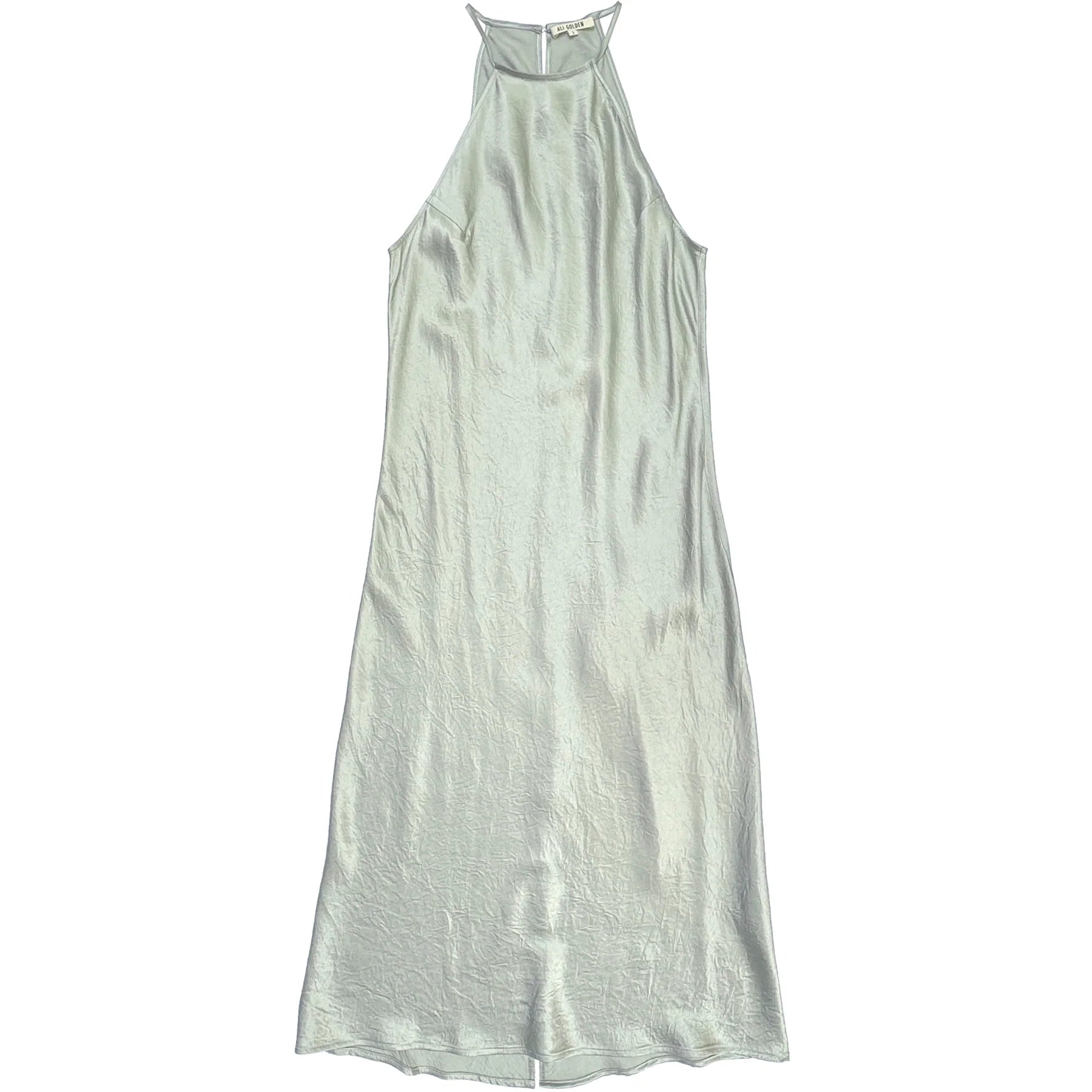 High Neck Bias Dress // Sage