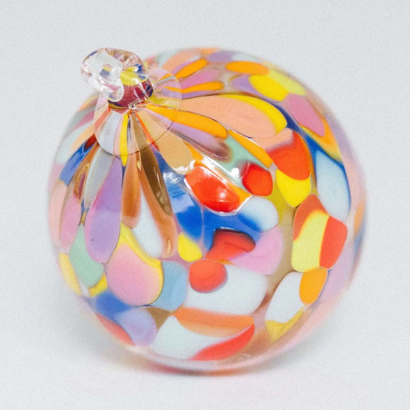 Glass Blown Rainbow Sprinkle Ornament