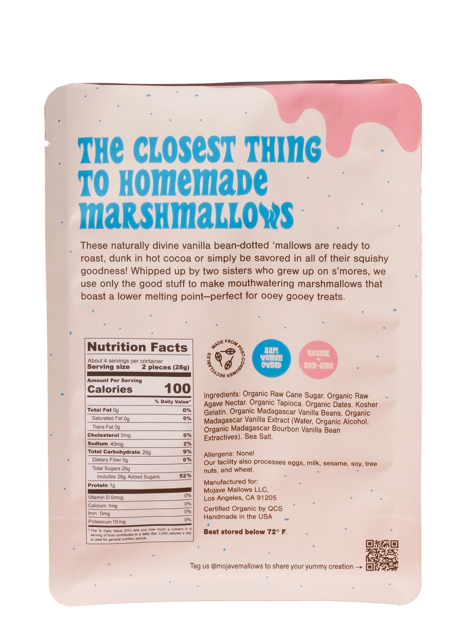 Organic Vanilla Bean Marshmallows