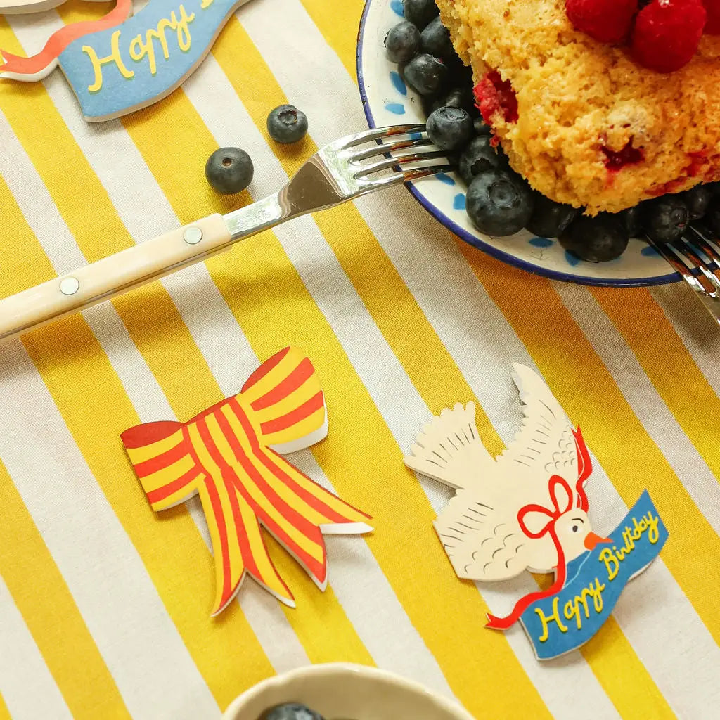 Stripy Bow Mini Cards // Box of 6