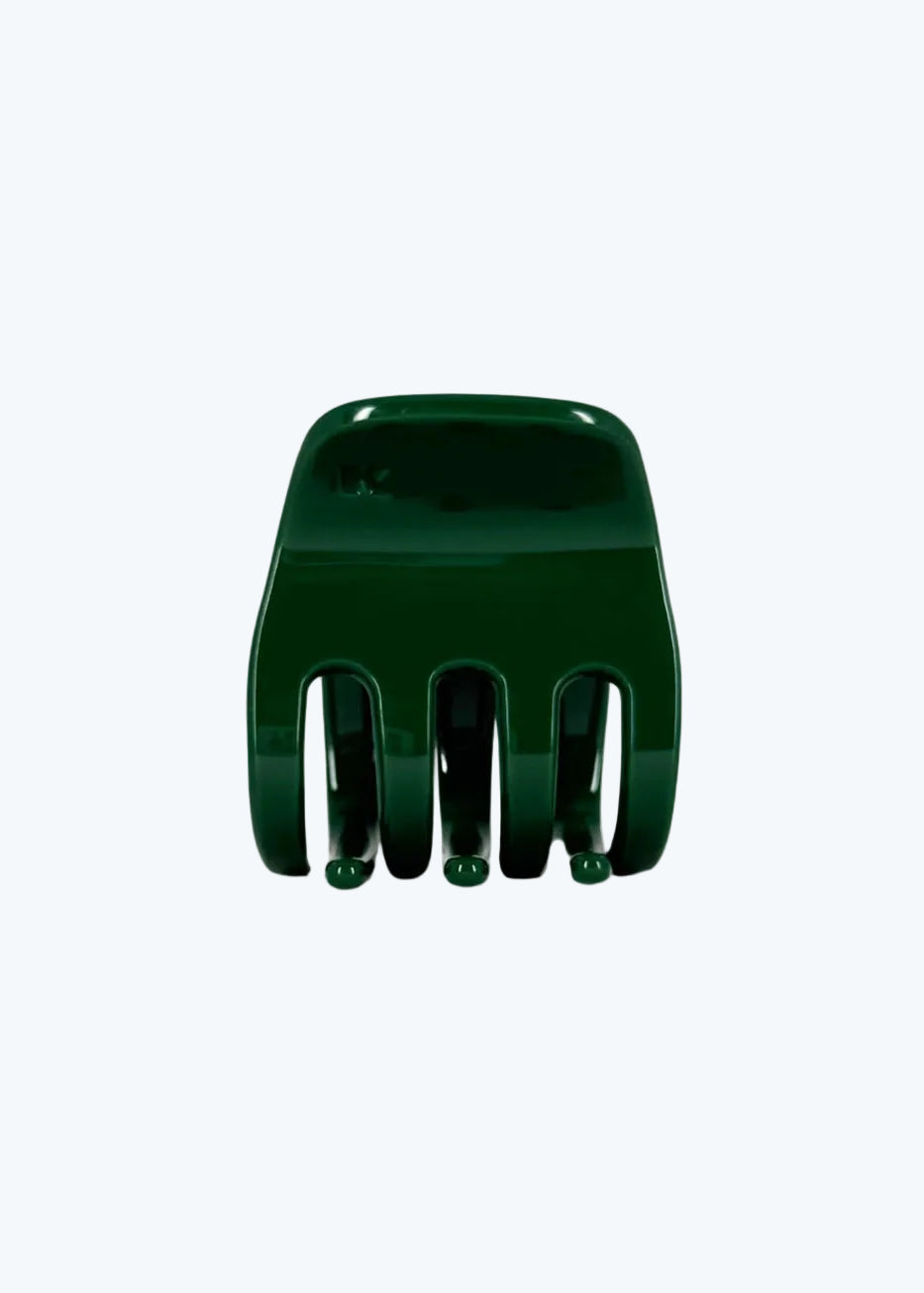 dark green cellulose clip