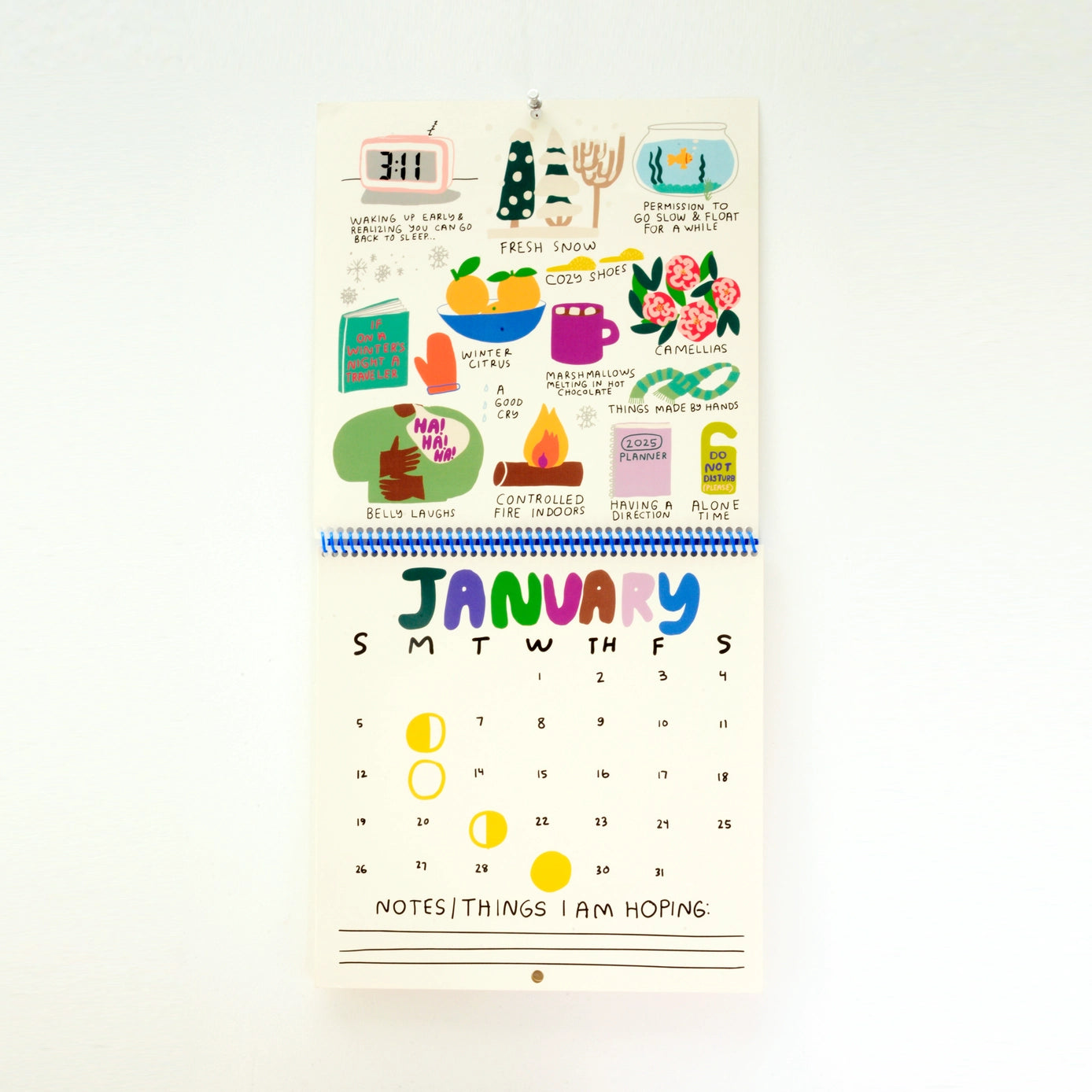 2025 Only Good Things 12-Month Wall Calendar // Pre-Order