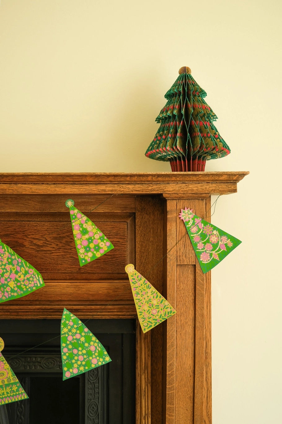 Mid Century Tree Sewn Garland