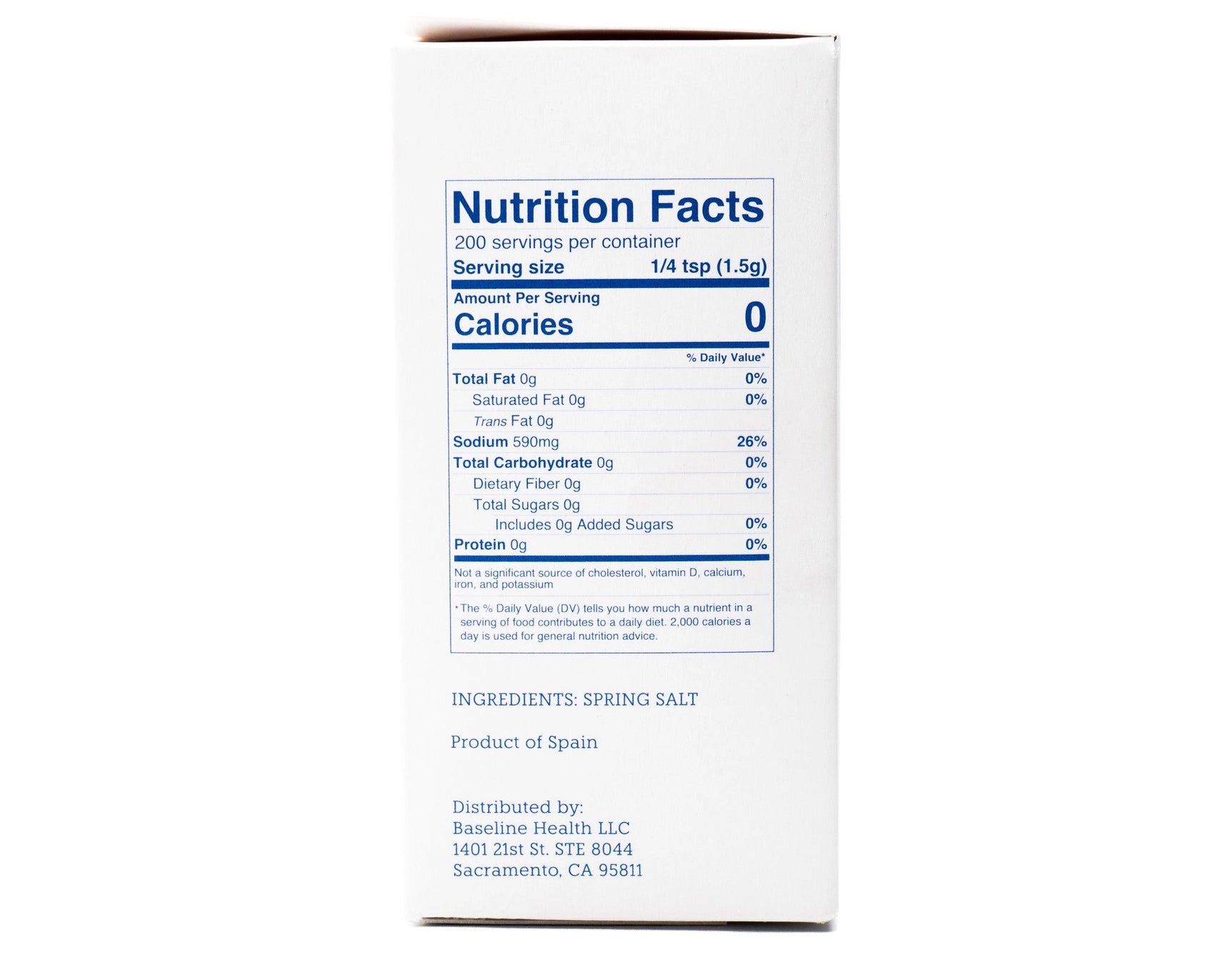 Pure & Natural Spring Salt