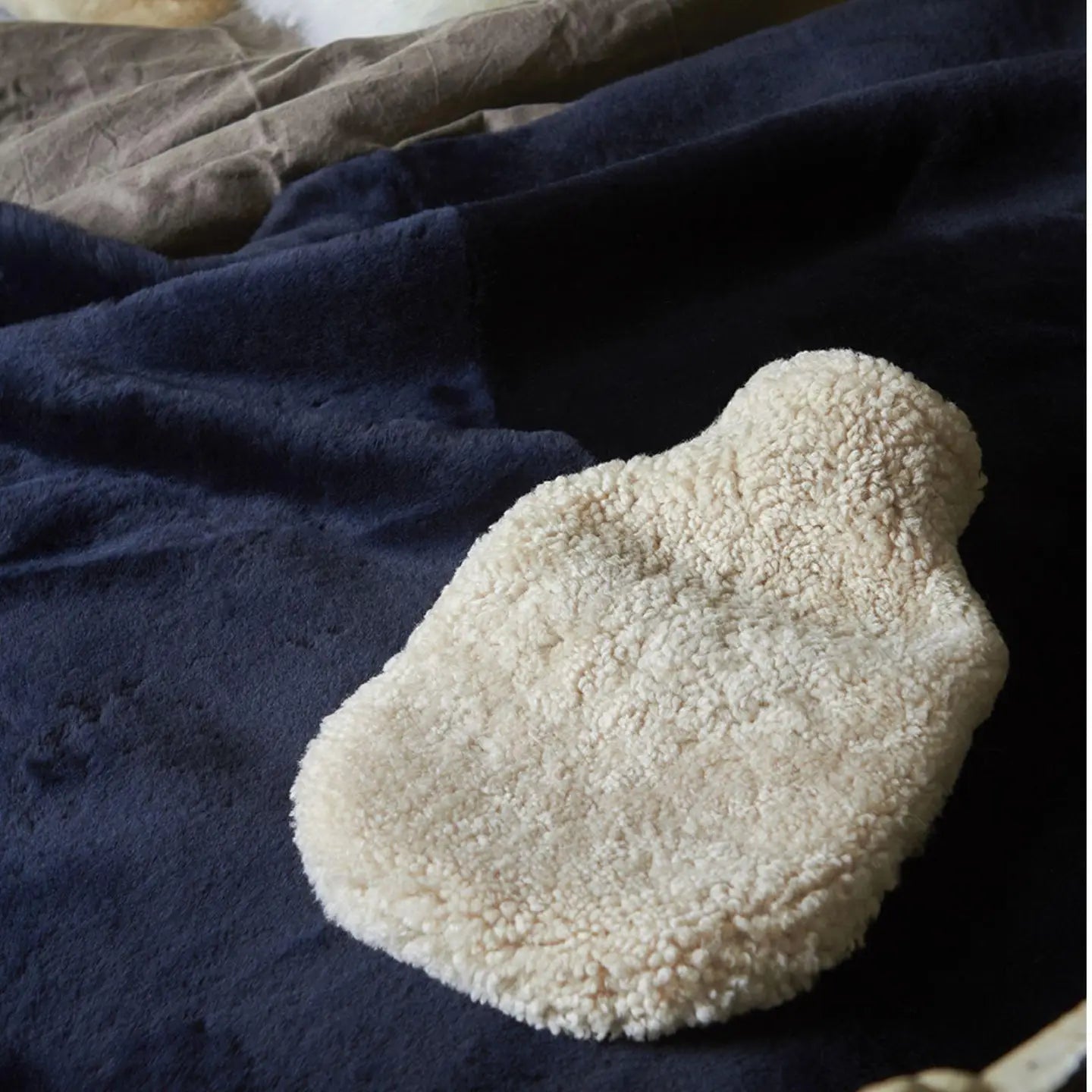 Hot Water Bottle Cover // Moonlight Cream