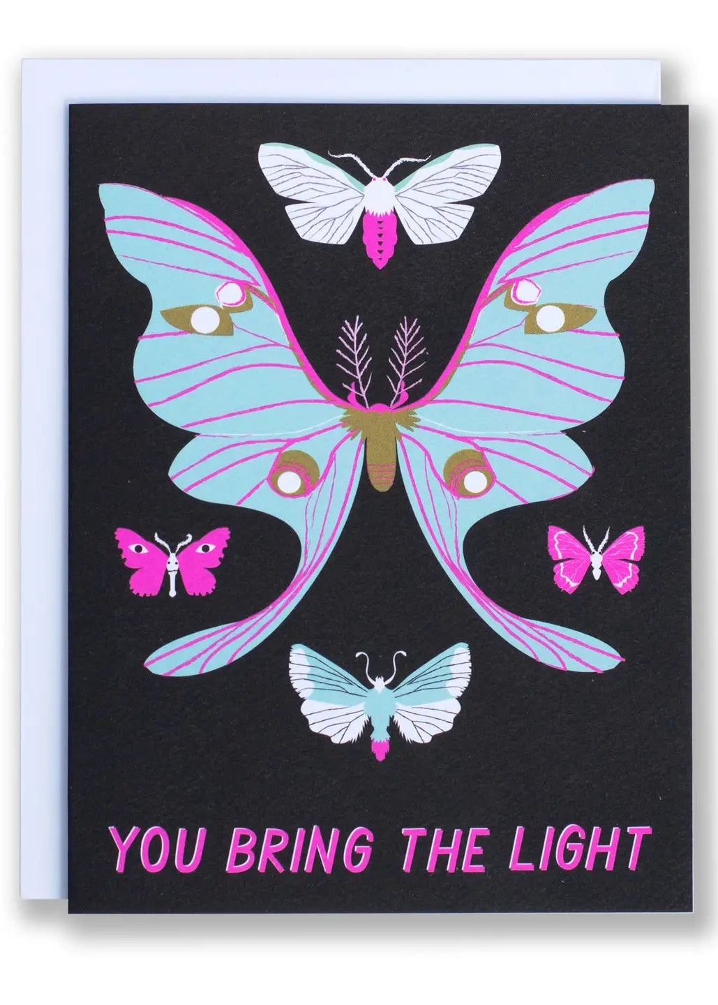 You Bring the Light Moth Card
