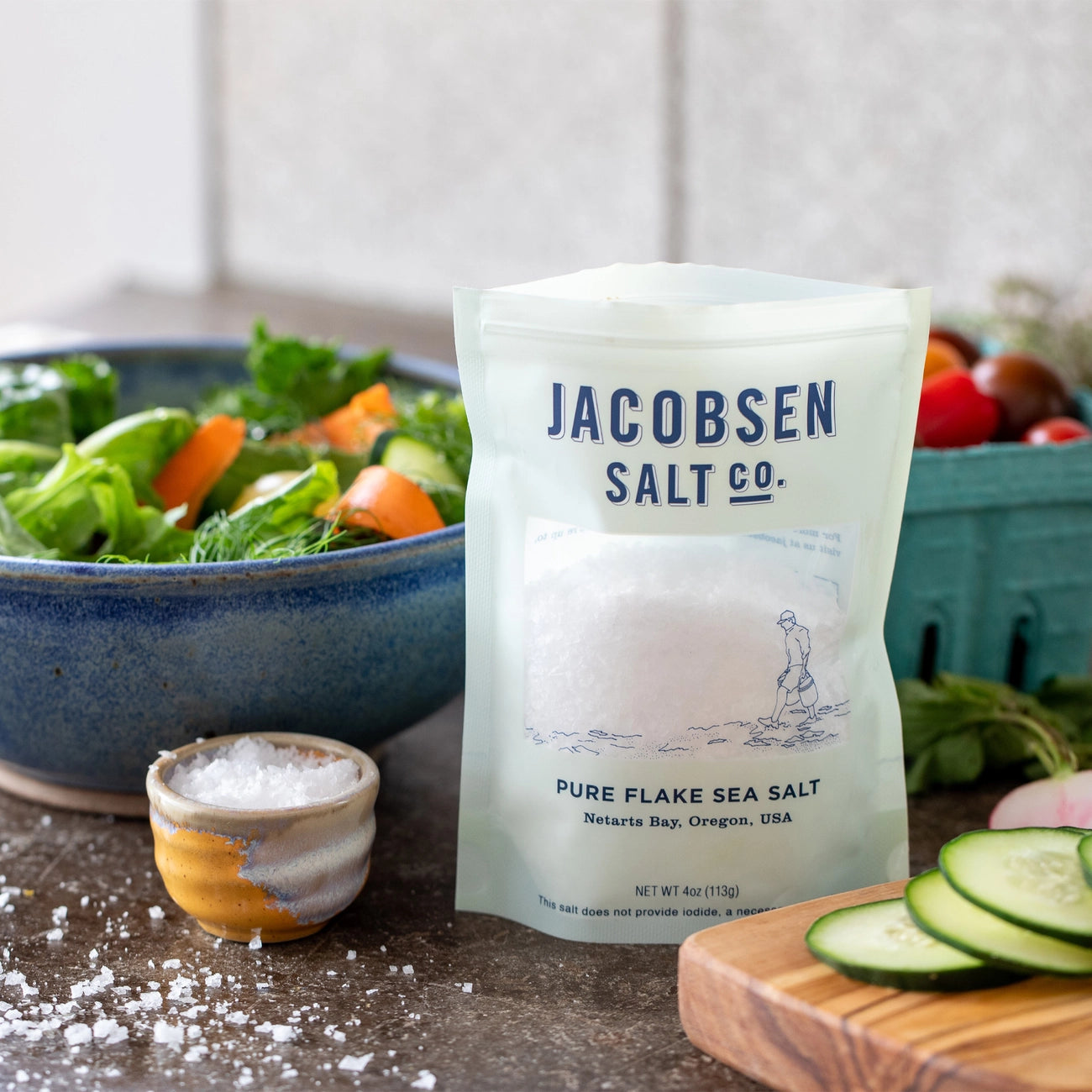 Pure Flake Sea Salt // 4 oz Bag