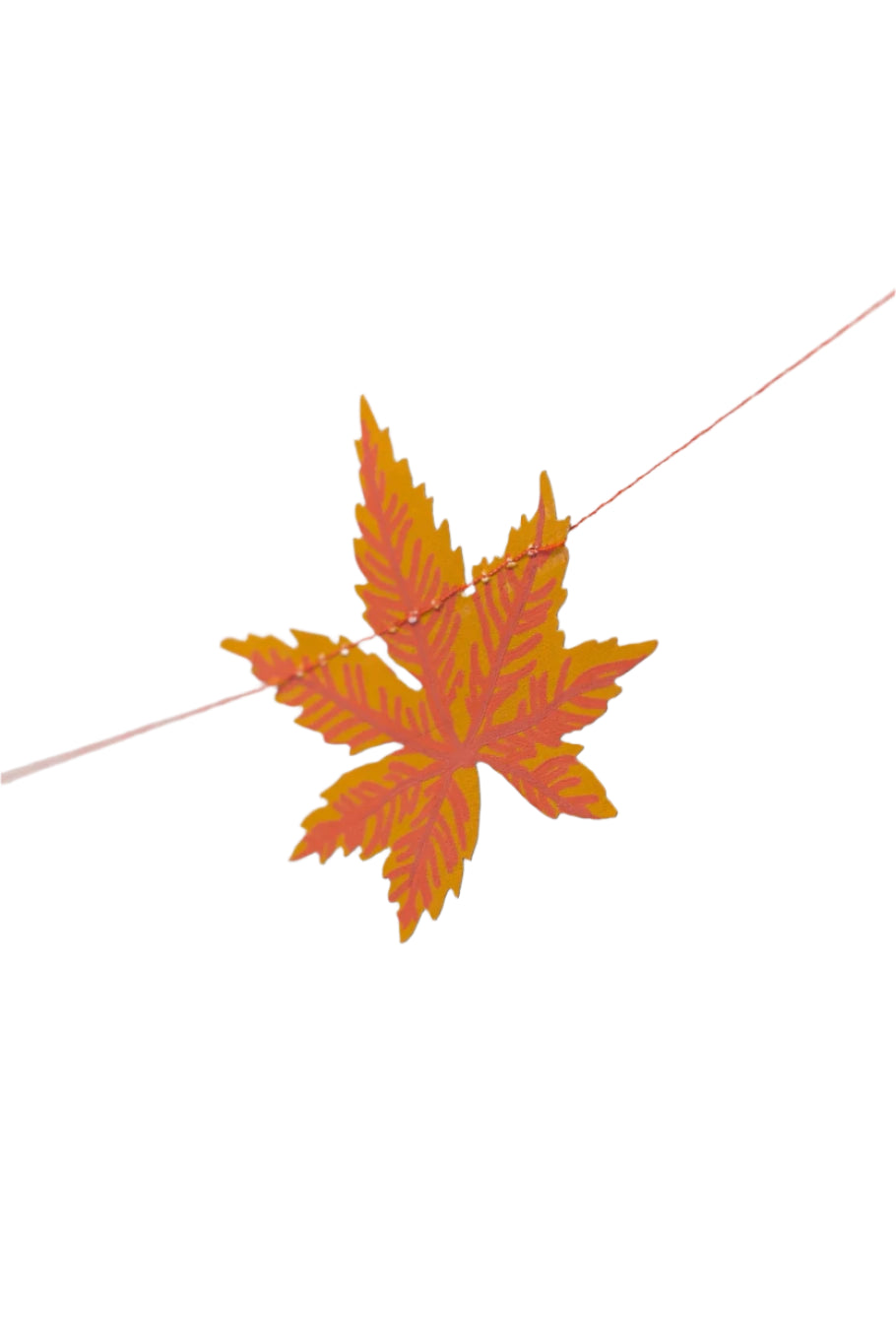 Autumn Leaves Sewn Garland