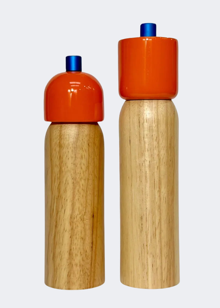 Salt & Pepper Grinder // Orange & Blue // *PRE ORDER