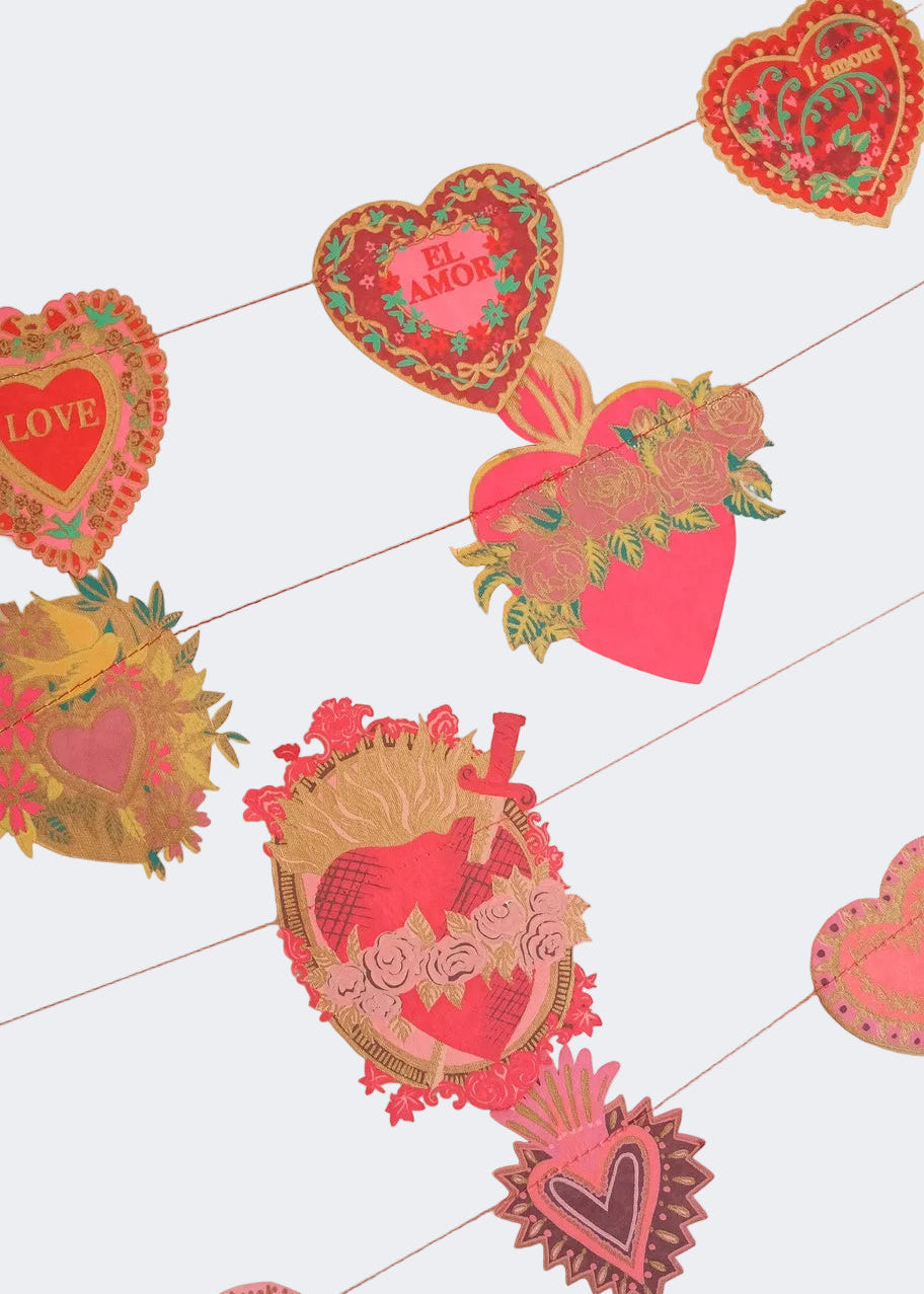 Hearts Sewn Garland // *PRE ORDER