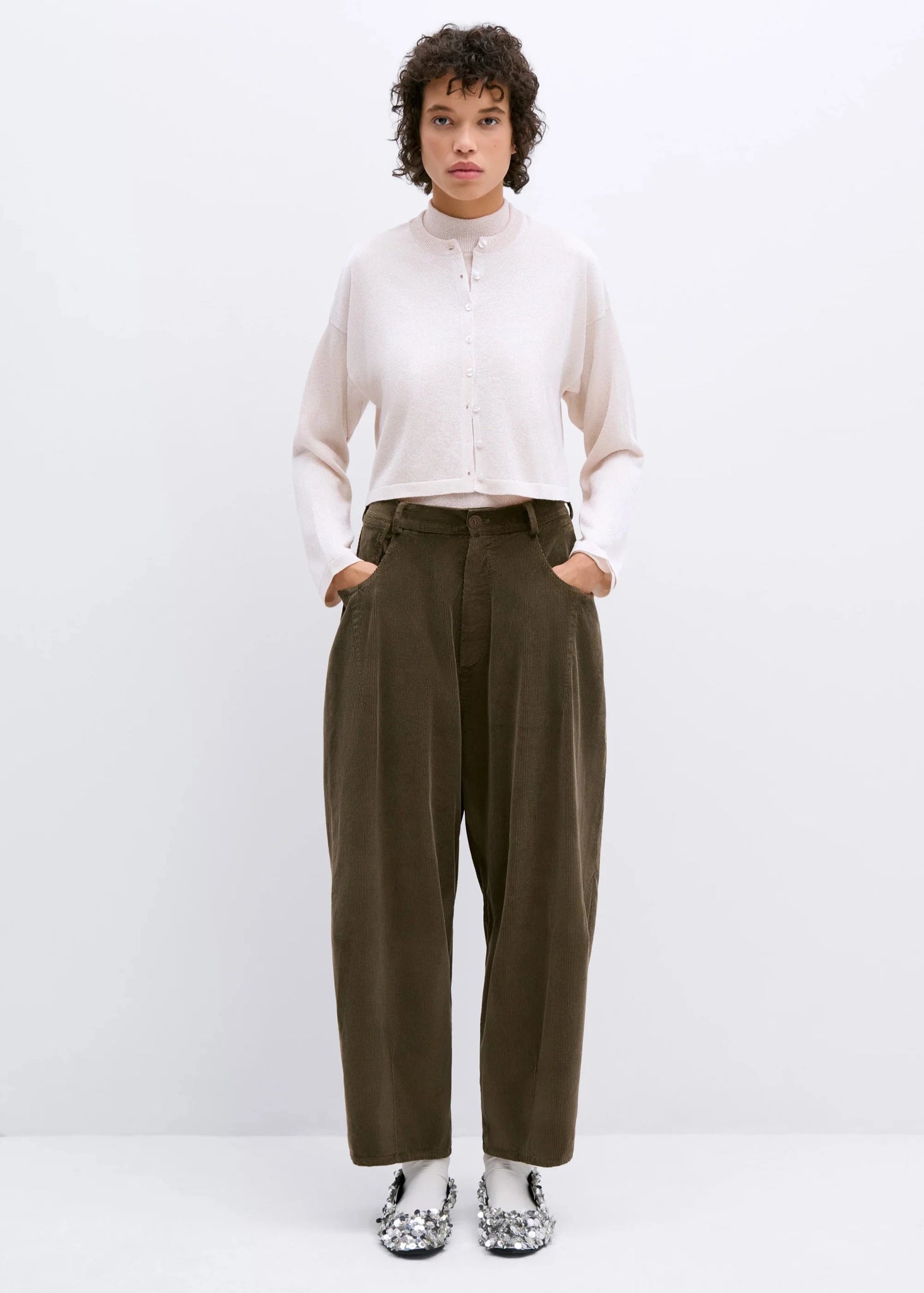 Corduroy Pants // Moss