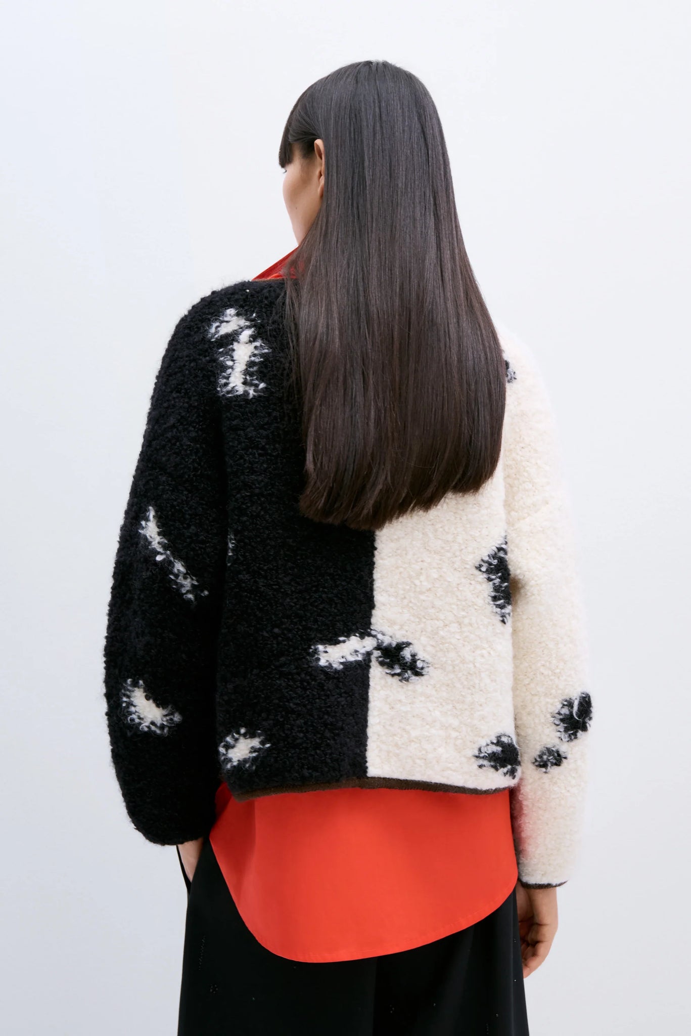 Wool & Mohair Blotch Cardigan