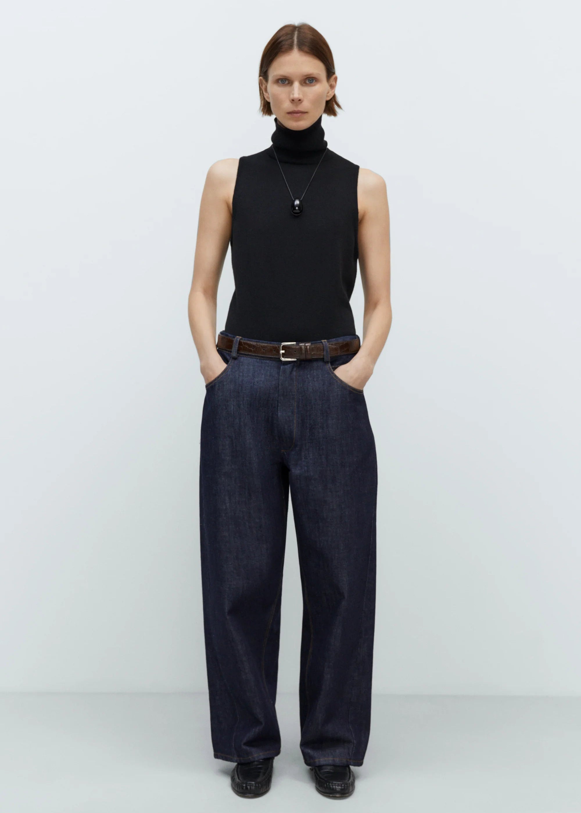 Denim Straight Pants // Indigo