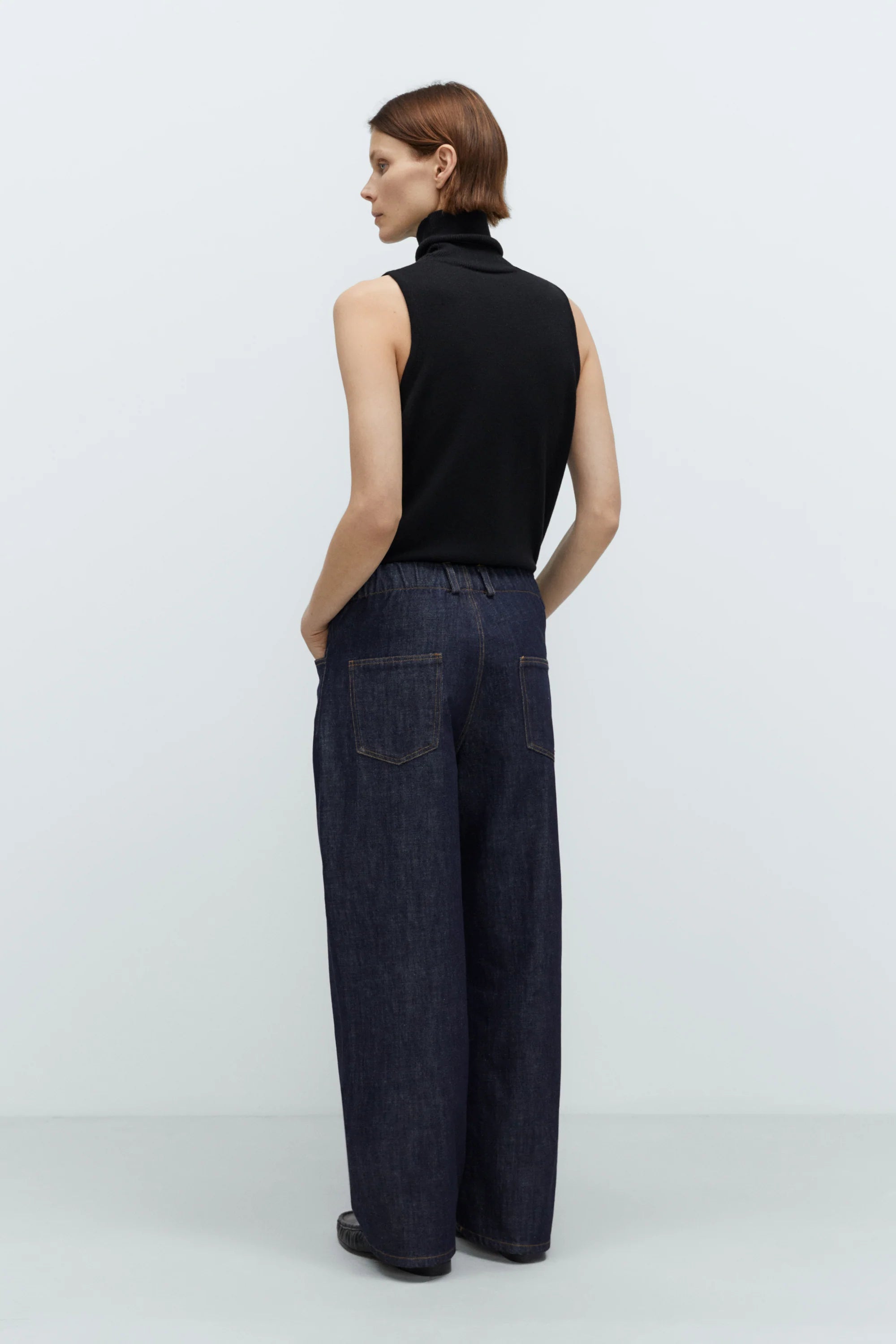 Denim Straight Pants // Indigo