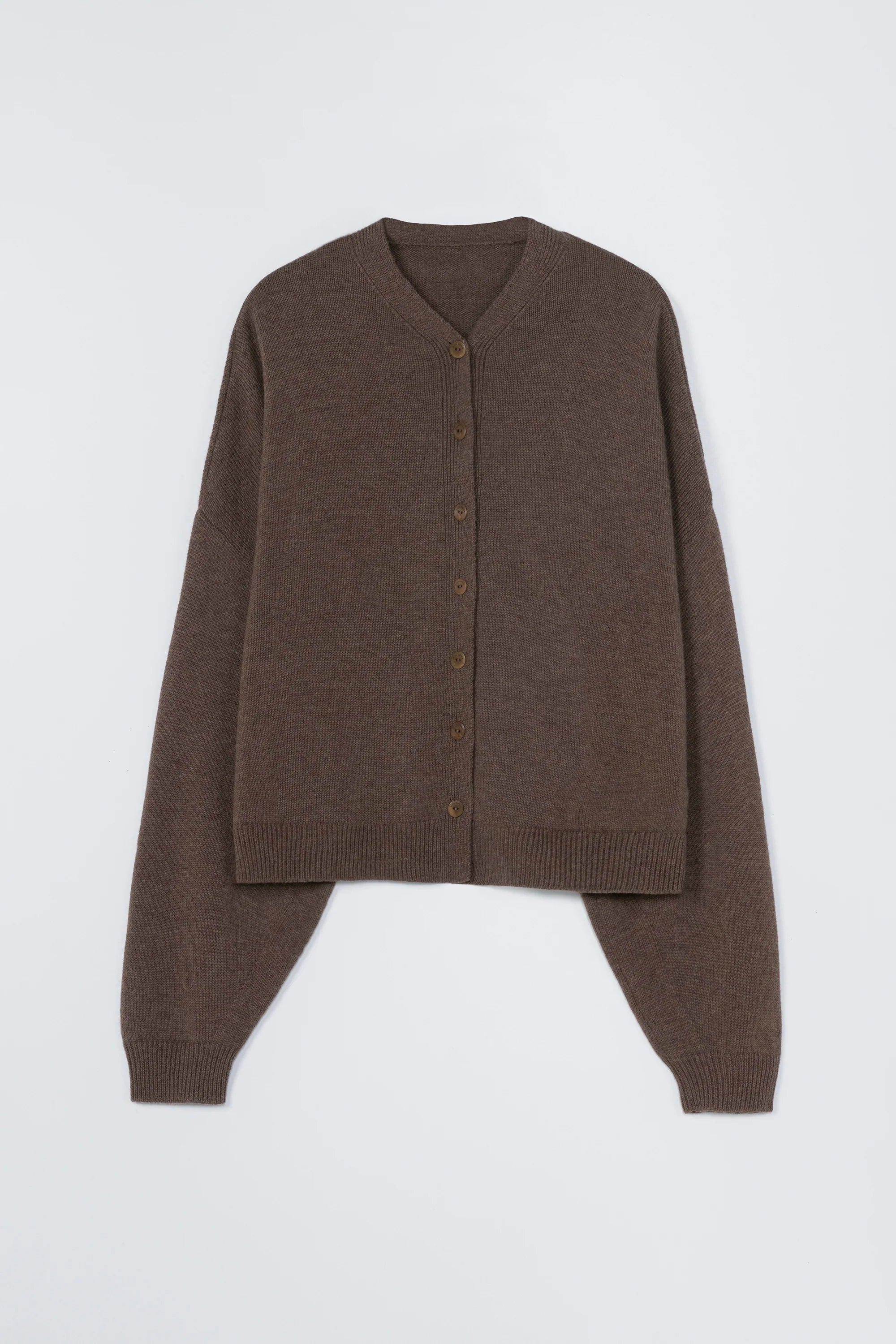 Merino Wool Cardigan // Taupe